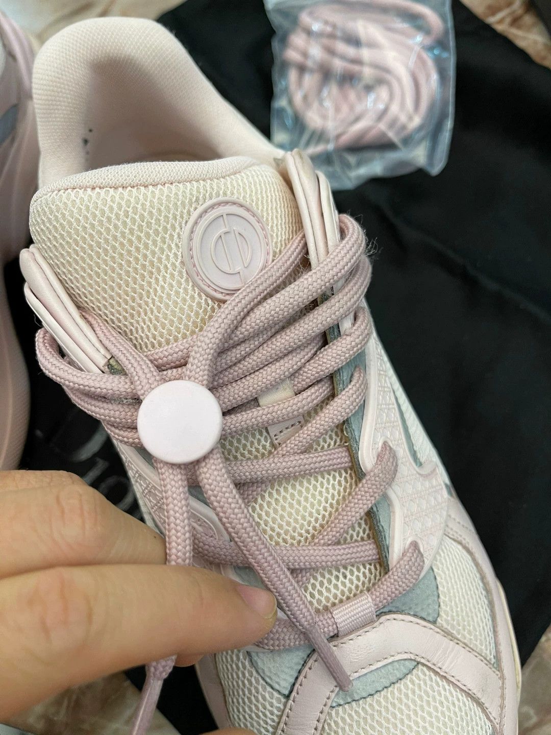 Dior Dior Men's 2025 Pink Sneaker 41 Near New Dior Logo Size US 8 / EU 41 - 5 Thumbnail
