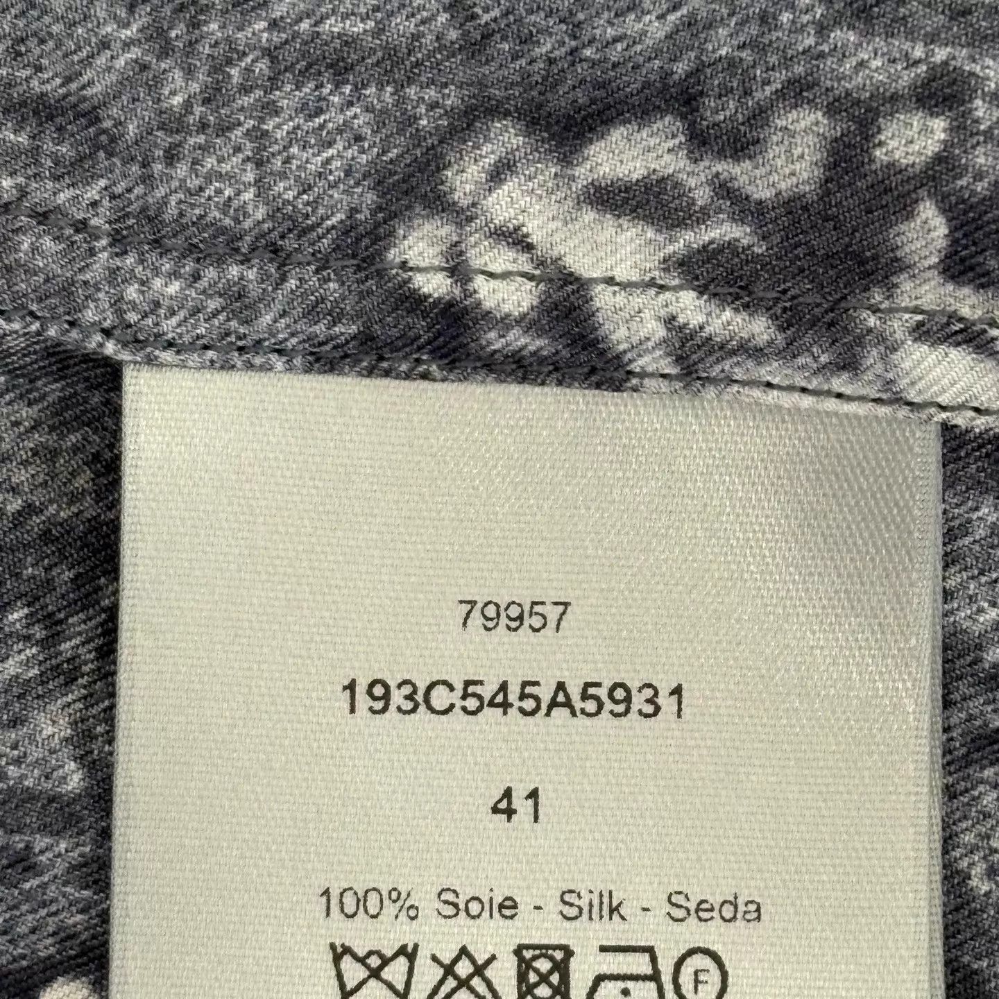 Dior DIOR × Denim Tears FW23 Logo Print SS Shirt Men's Blue 41 Size US XL / EU 56 / 4 - 6 Thumbnail