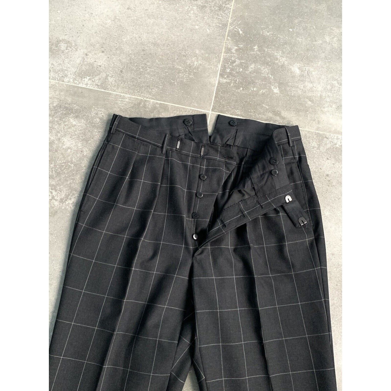 Designer × Vintage Men's ARNYS PARIS Bespoke Suit Blazer Trousers EU 50 UK 40 Size 50S - 21 Thumbnail