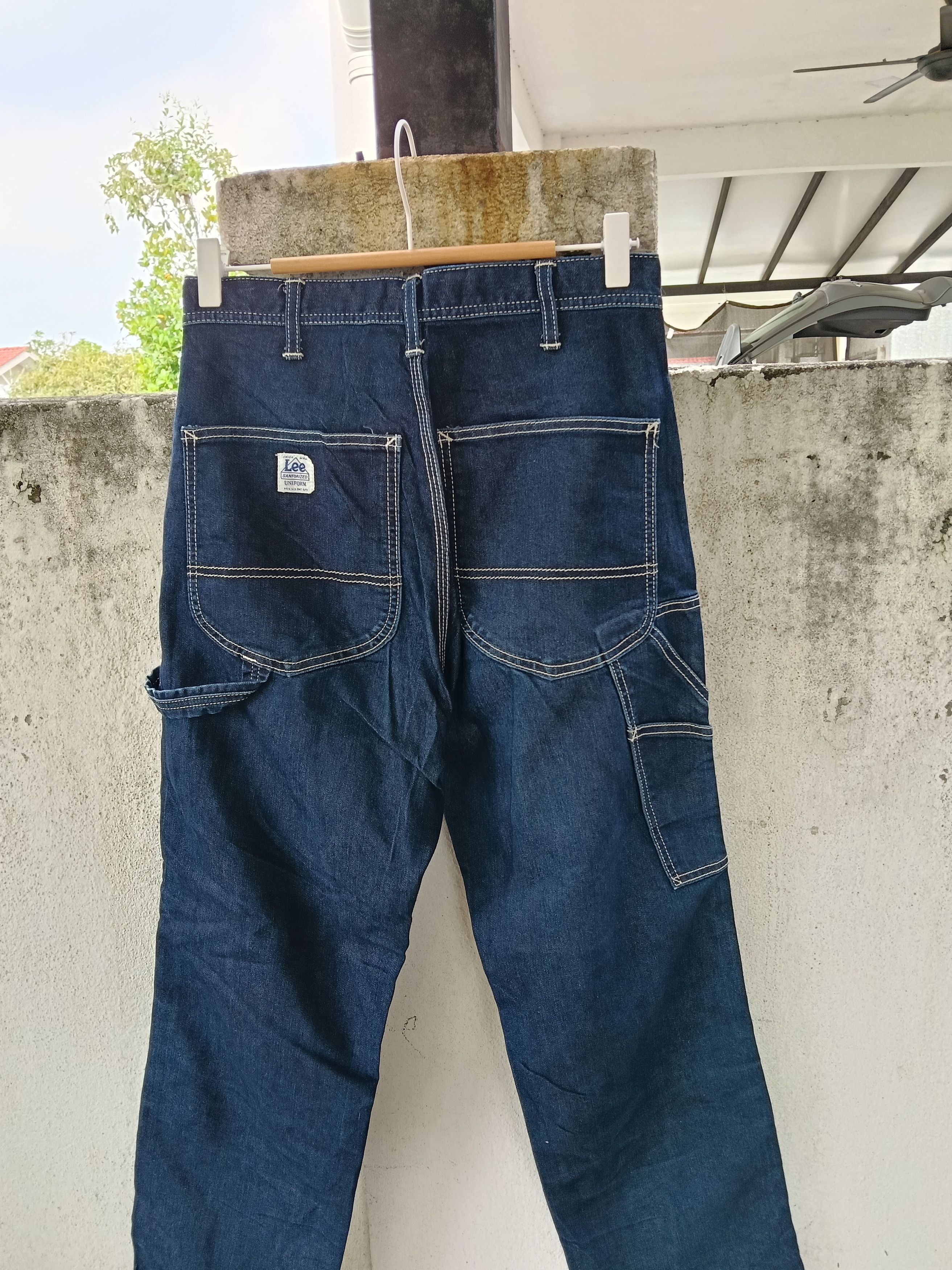 Lee 💥 Union Made by Lee Sanforized Carpenter Denim 💥 Size US 28 / EU 44 - 5 Thumbnail