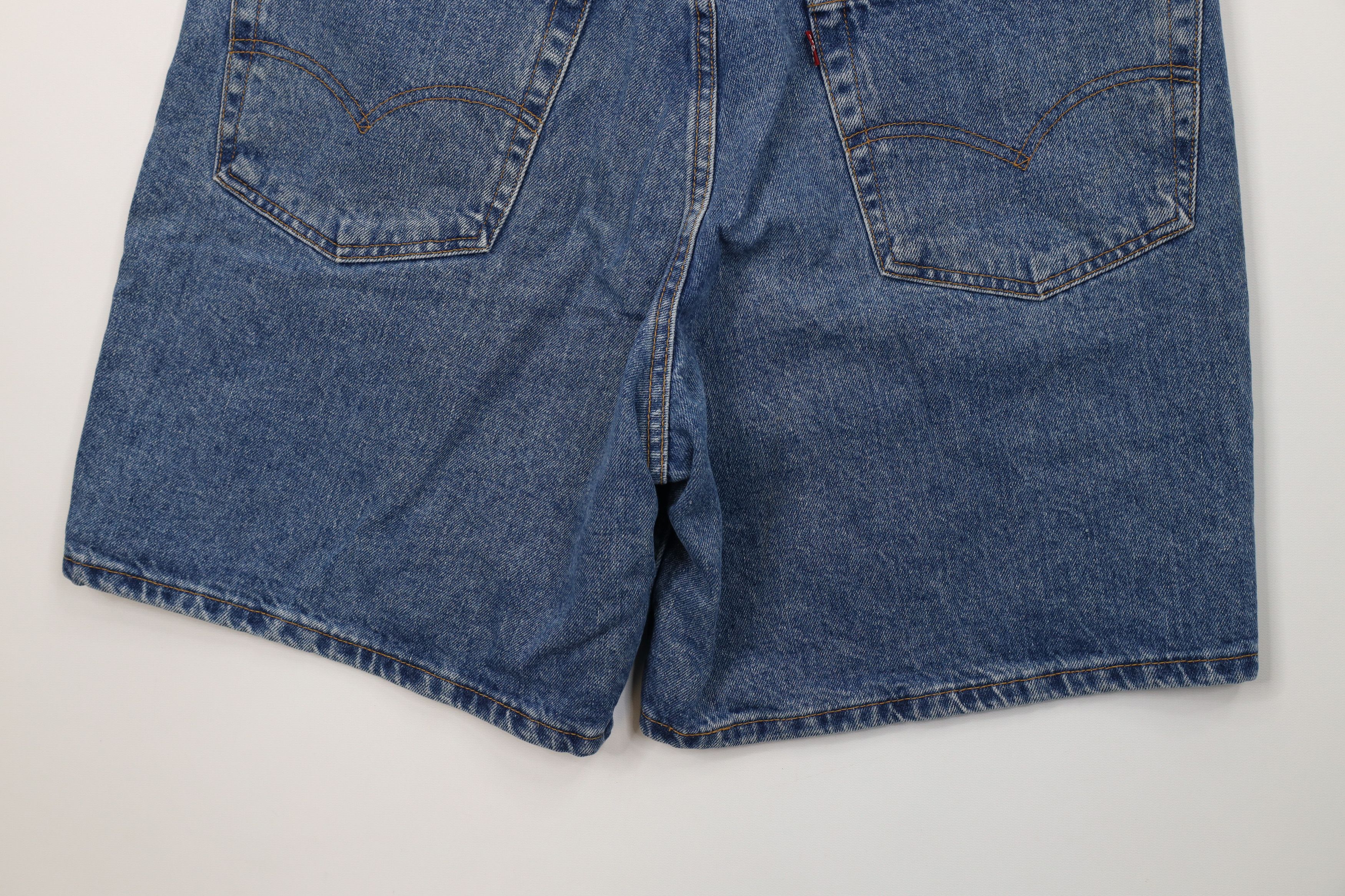 Levi's Vintage Y2K 2001 Levis 550 Fit Above Knee Denim Shorts Size US 38 / EU 54 - 14 Thumbnail
