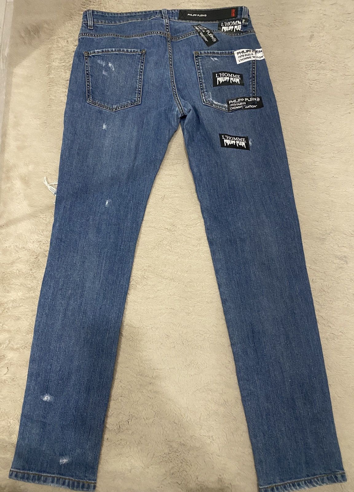 Philipp Plein Luxury rare denim philipp plein edition 2019 retail 1000$ Size US 33 - 8 Thumbnail