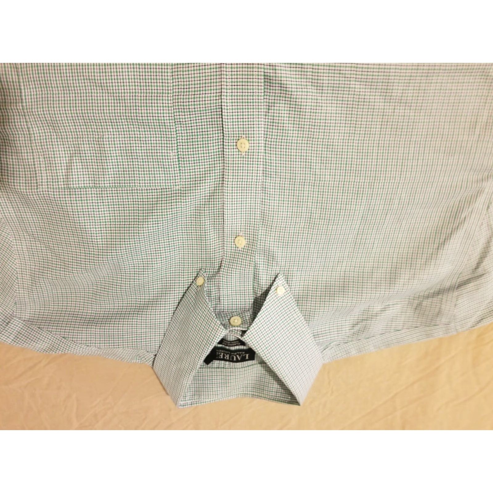 Polo Ralph Lauren Polo Ralph Lauren Dress Shirt Mens 16 34 35 Cotton Green Button Shirt Mens Size 42R - 2 Thumbnail
