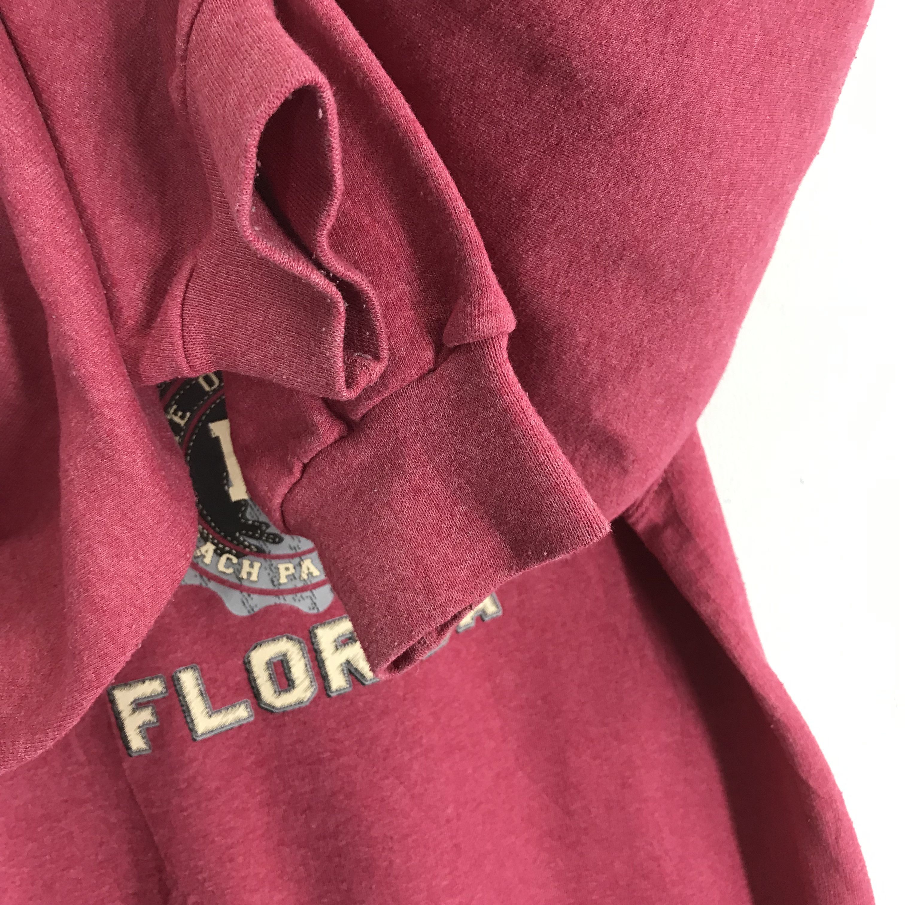 Planet Hollywood Vintage Hollywood Beach Florida Maroon Sweatshirt Smal - 288 Size US S / EU 44-46 / 1 - 5 Thumbnail