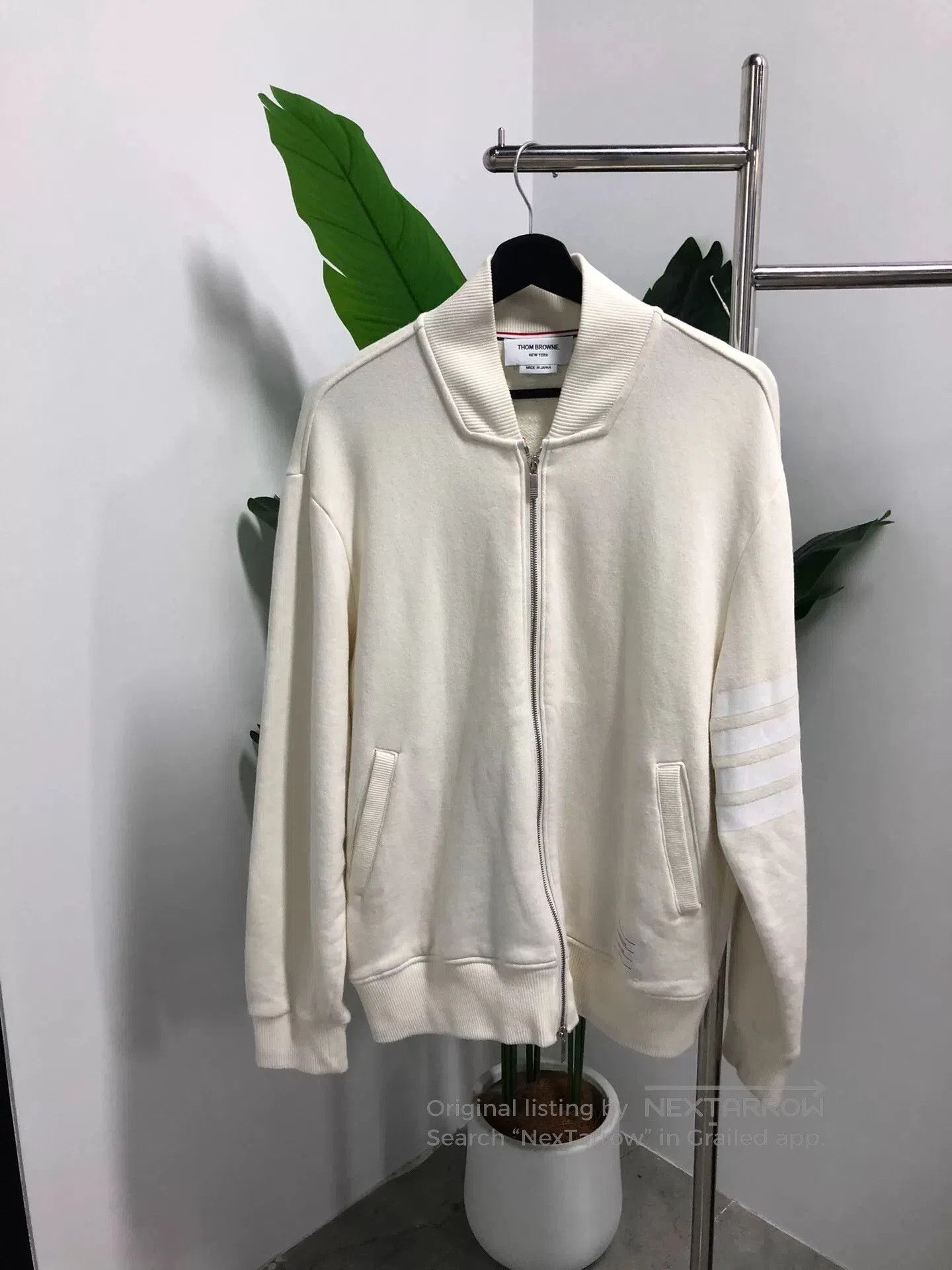 Thom Browne thom browne beige zip long sleeve jacket. Size US M / EU 48-50 / 2 - 1 Thumbnail