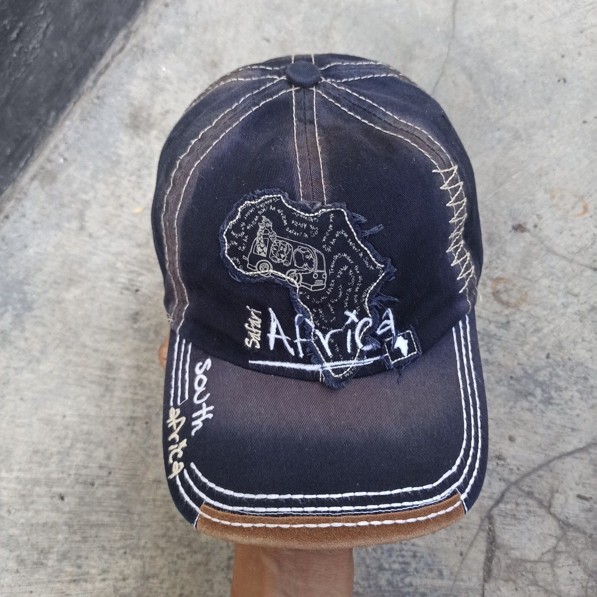 14th Addiction Sick washed distressed hat safari South Africa Size ONE SIZE - 3 Thumbnail