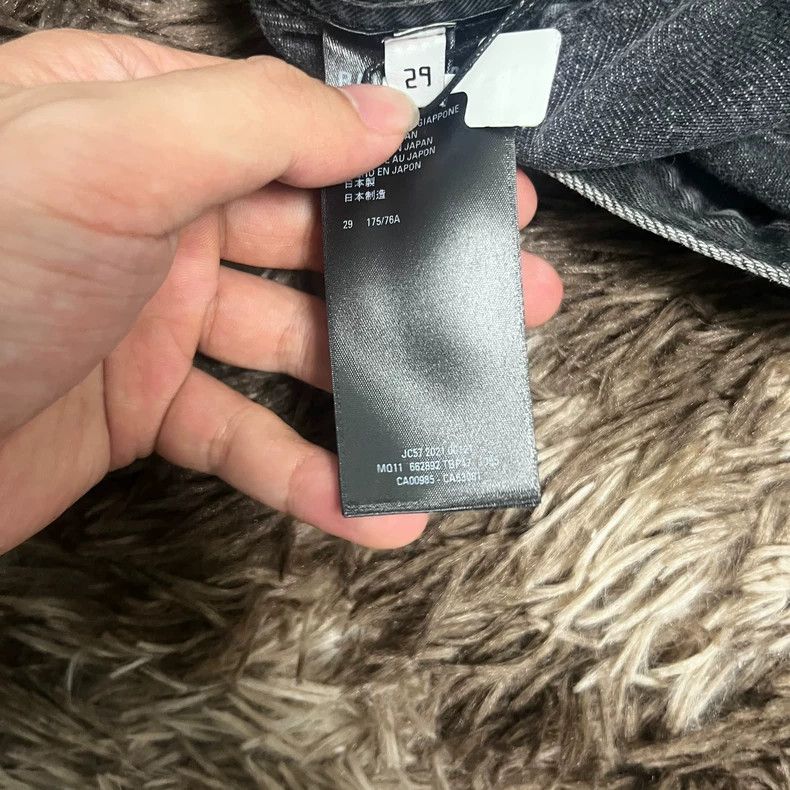 Balenciaga Balenciaga Black and grey patchwork denim shorts Size US 29 - 5 Thumbnail