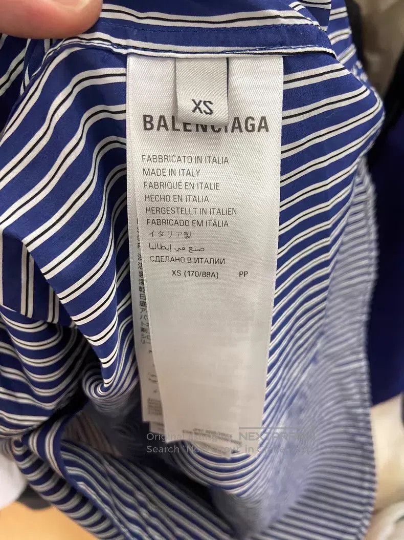 Balenciaga Balenciaga Striped shirt Size US XS / EU 42 / 0 - 4 Thumbnail