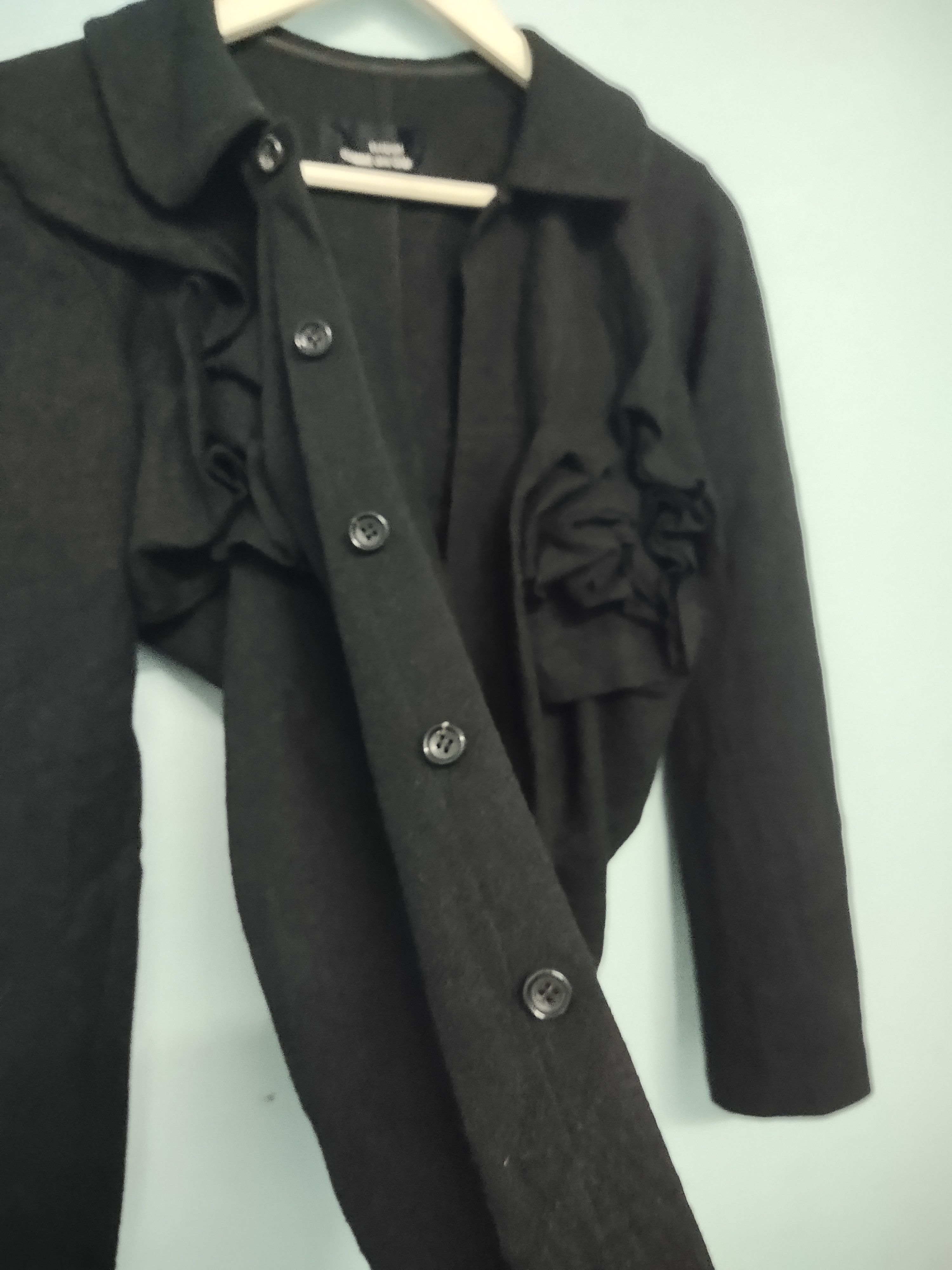 Comme des Garcons × Vintage AD1997 Tricot Comme Des Garçons Wool Top Cropped Size ONE SIZE - 7 Thumbnail