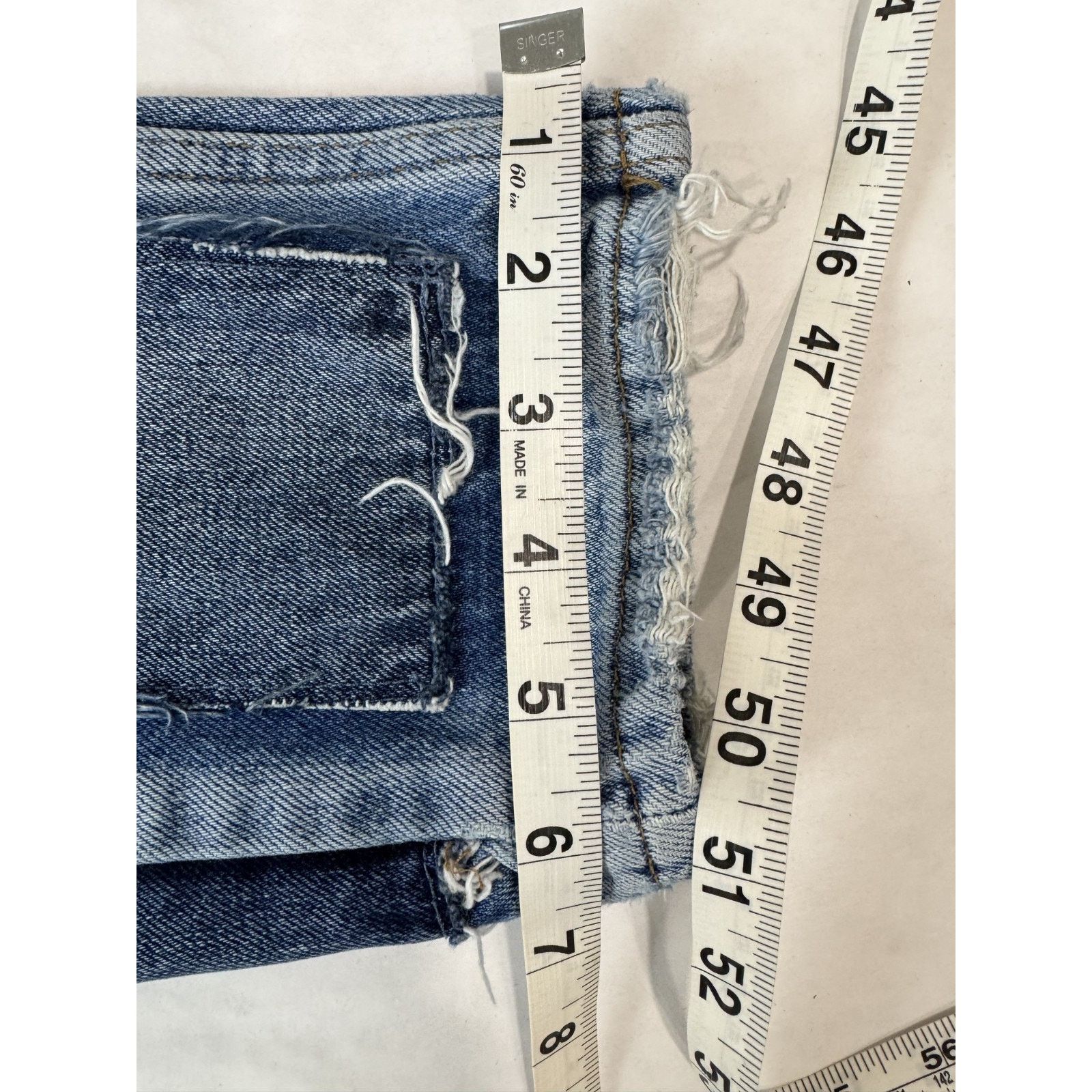 Bdg BDG Patchwork Grunge PAX Distressed Jeans Slim Straight 25 Size 25" / US 0 / IT 36 - 6 Thumbnail