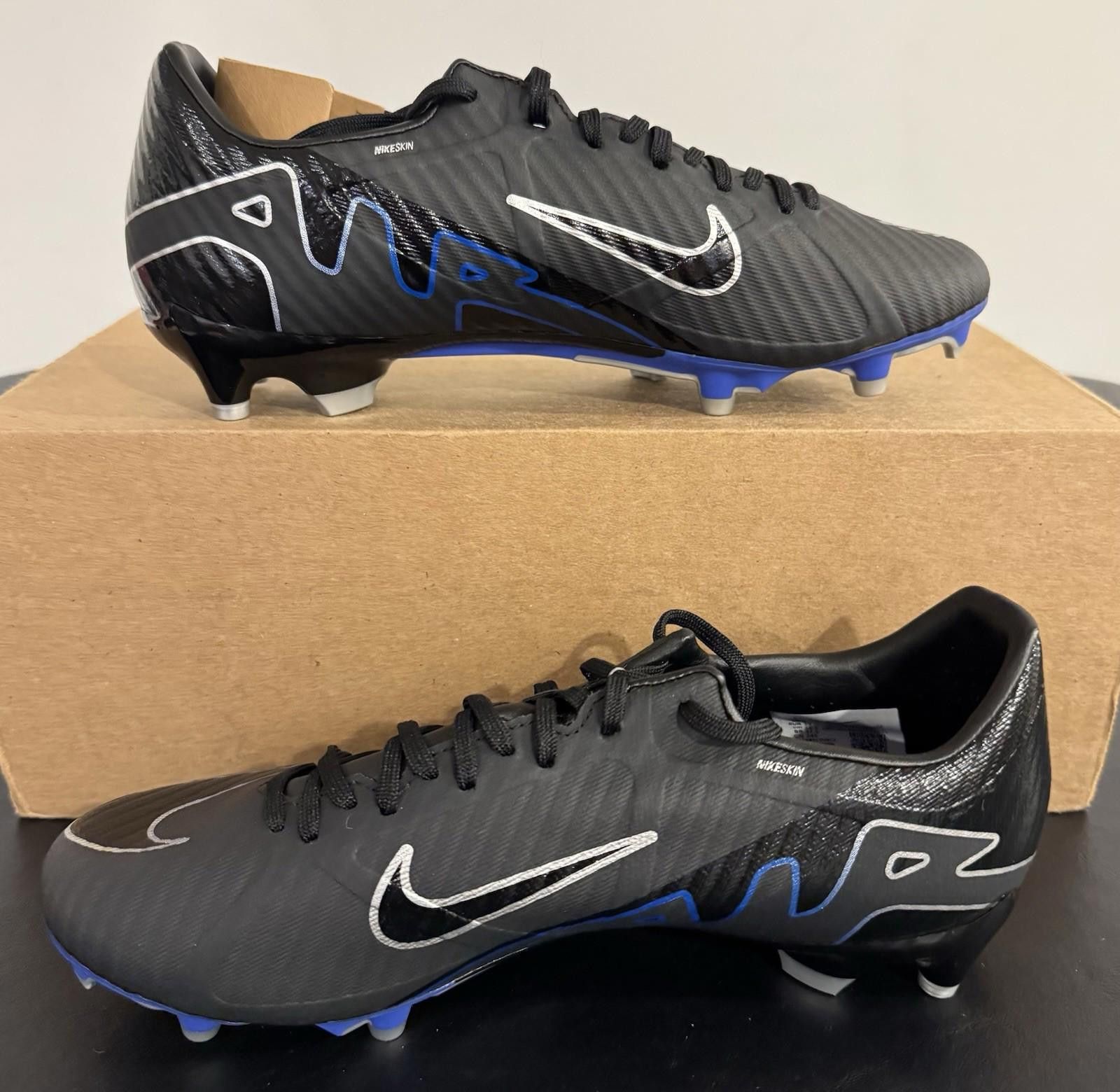 Nike Nike Soccer Cleats Mens 6.5 Black Mercurial Zoom Vapor 15 Size US 6.5 / EU 39-40 - 4 Thumbnail