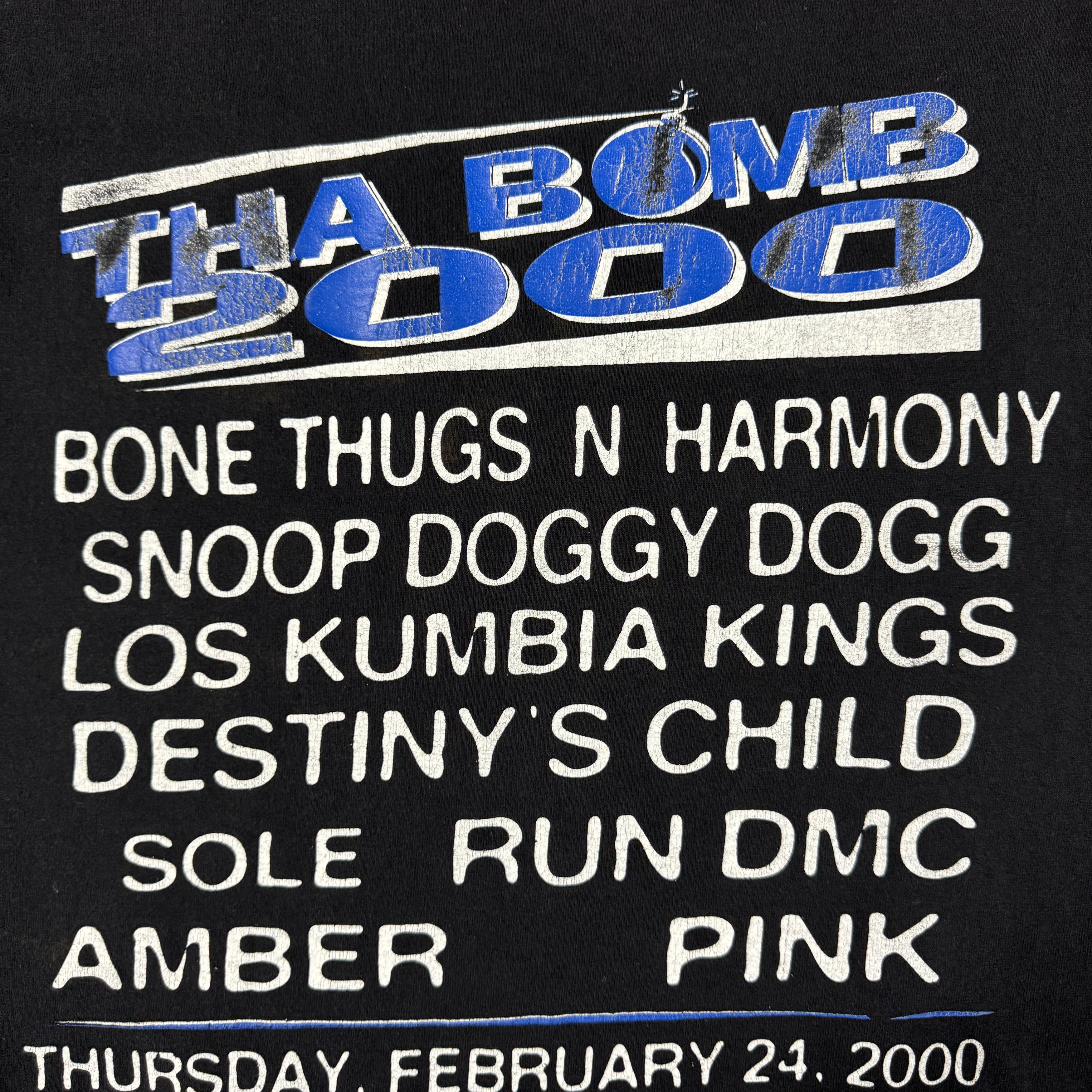 Rap Tees 2000 The Bomb Bone Thugs N Harmony Rap Tee Size US L / EU 52-54 / 3 - 11 Thumbnail