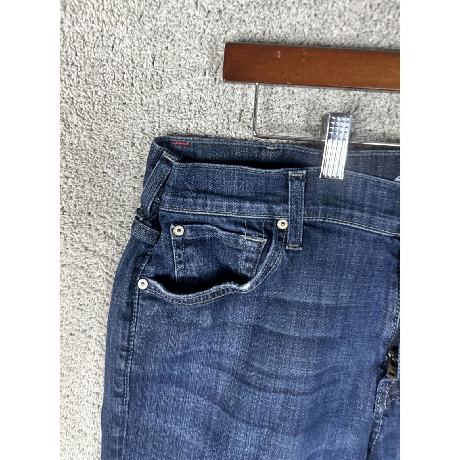 7 For All Mankind 7 For All Mankind Austyn Jeans Mens 38 Blue Denim Bootcut Relaxed Made USA Jeans Size US 38 / EU 54 - 2 Thumbnail