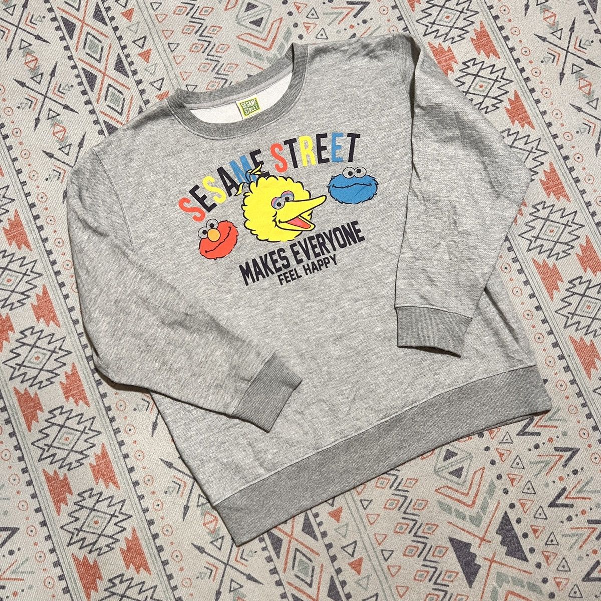Cartoon Network × Kaws Vintage Cartoon Sesame Street Sweatshirt Size US L / EU 52-54 / 3 - 3 Thumbnail