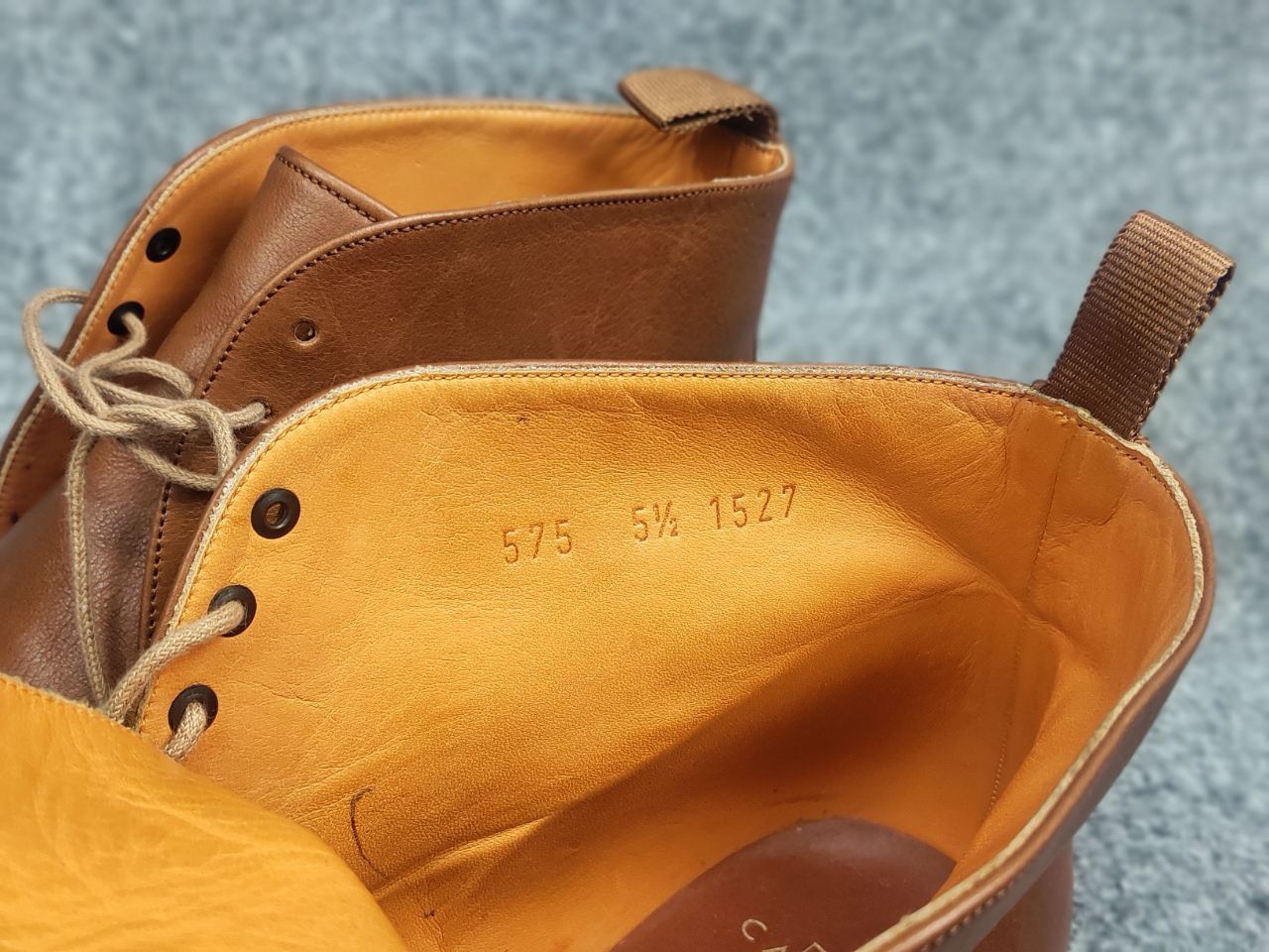 Carmina Carmina Design leather chukka boots Lace Handmade Shoes Size US 5.5 / IT 35.5 - 18 Thumbnail