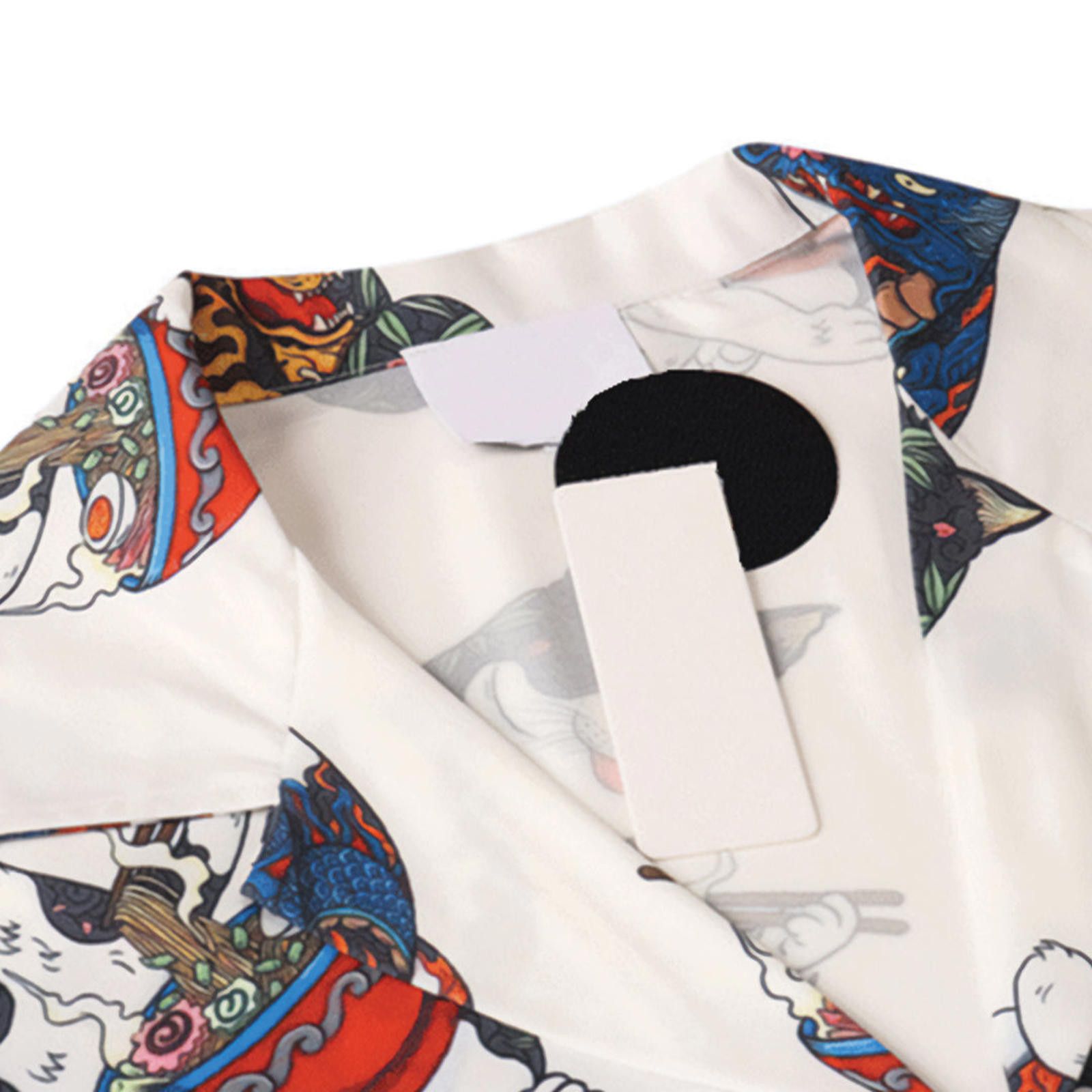 Other Japanese Style Print Anime Funny Cartoon Short Sleeve Shirt Size US M / EU 48-50 / 2 - 7 Thumbnail
