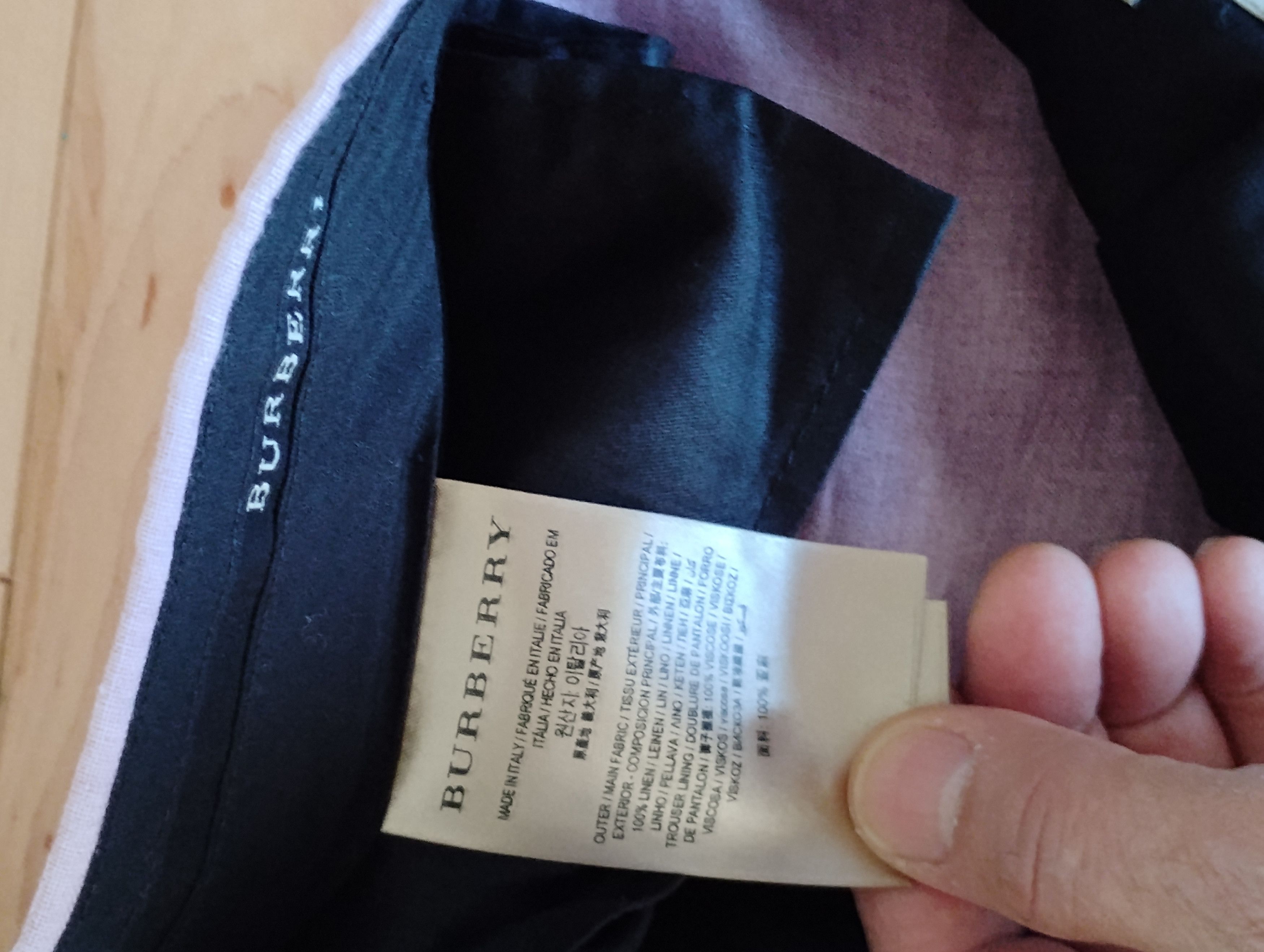 Burberry Runway model Authentic Burberry Linen Pants 54 Size US 38 / EU 54 - 6 Thumbnail
