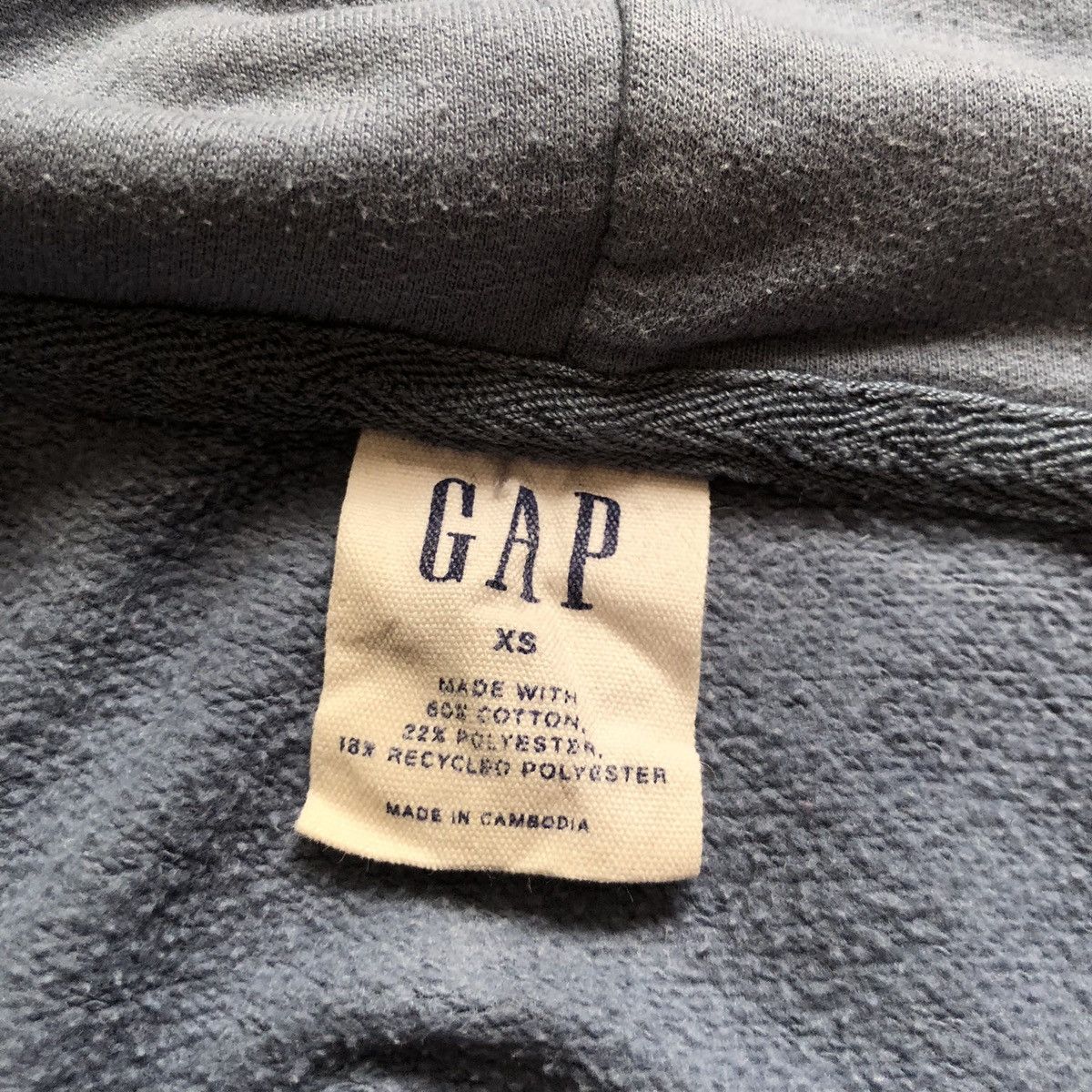 Designer × Gap Vintage GAP Hoodie Spellout Retro Skate Rock Y2K 90s Size S / US 4 / IT 40 - 6 Thumbnail