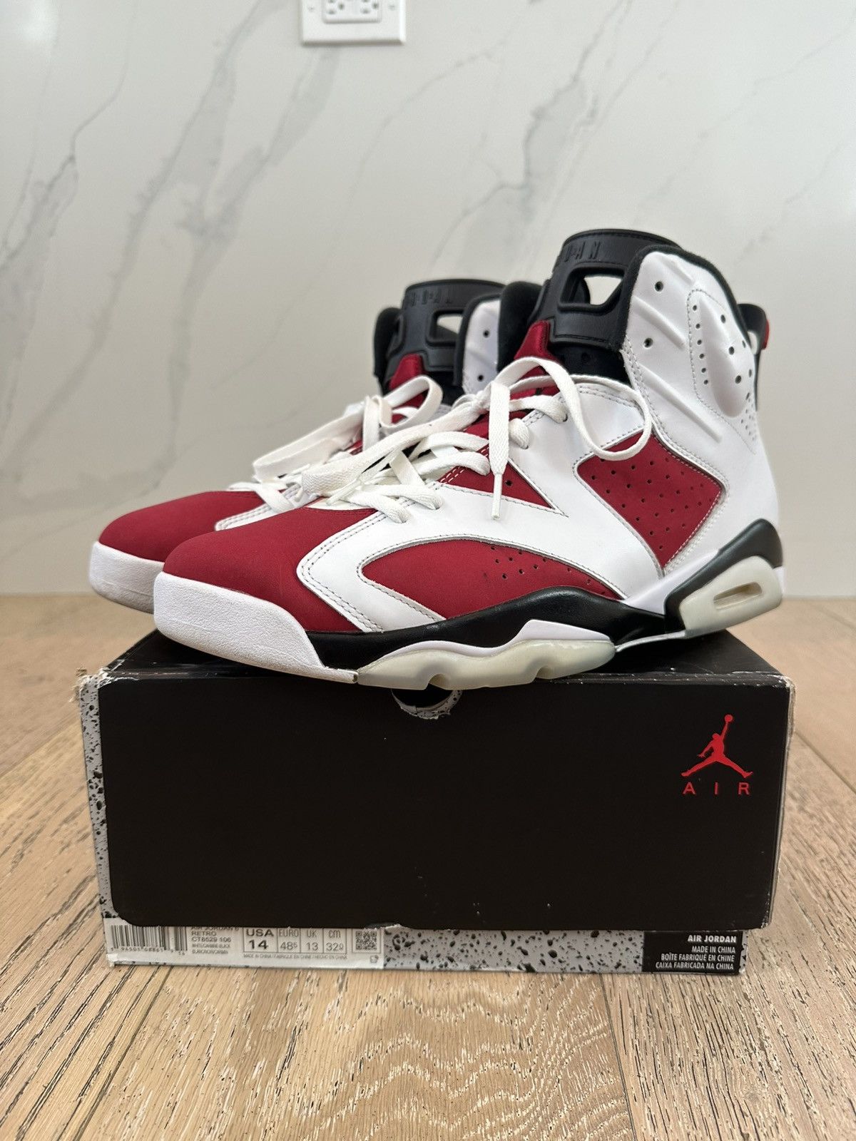 Jordan Brand Jordan 6 Retro Carmine Size US 14 / EU 47 - 1 Thumbnail