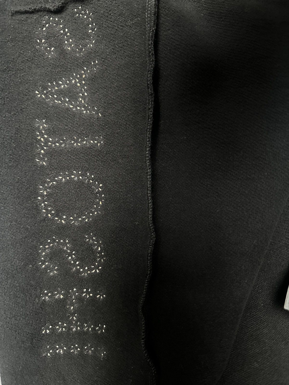 Satoshi Nakamoto Satoshi Nakamoto Double Layer Studded Sweatpant Black Size M Size US 34 / EU 50 - 3 Thumbnail