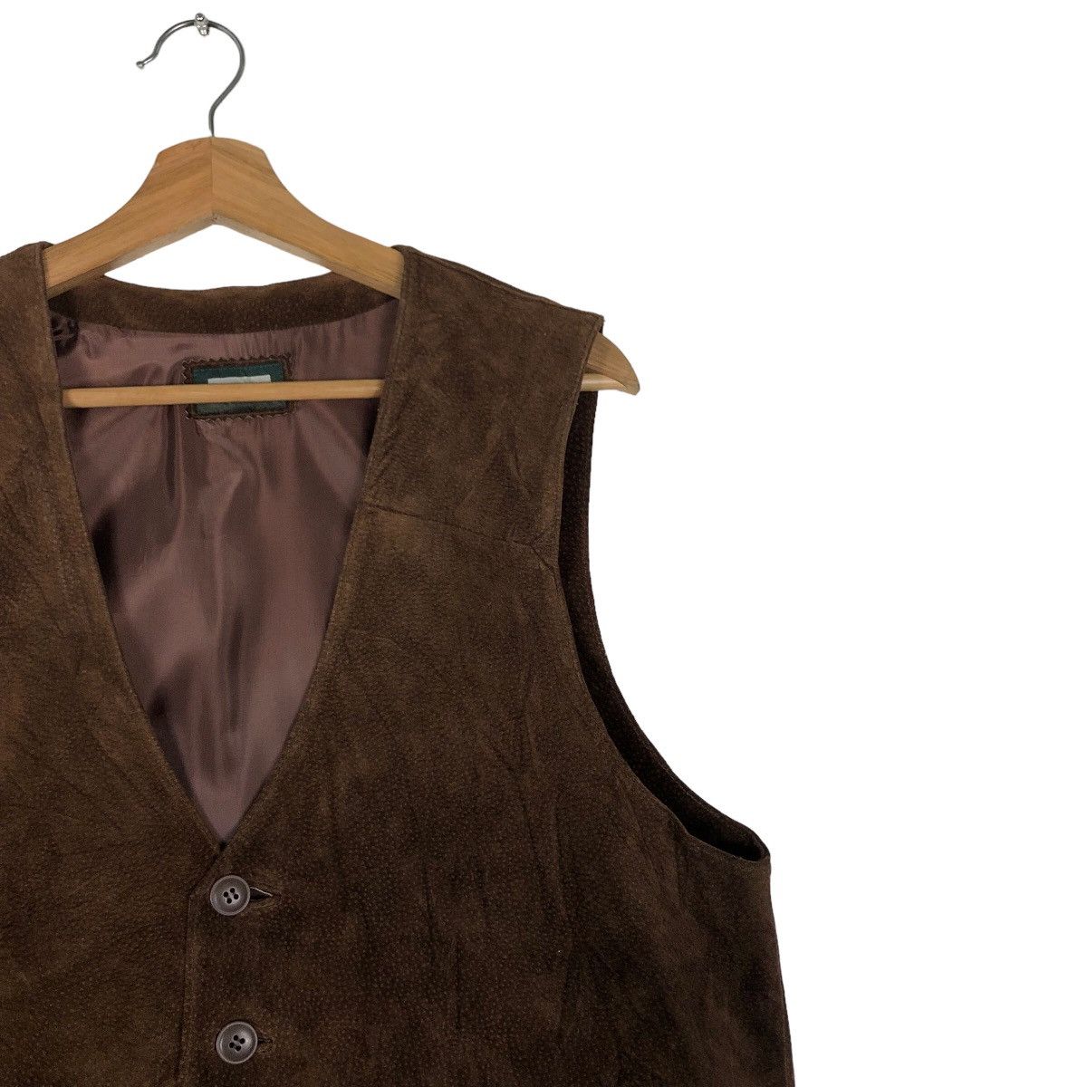 Japanese Brand 🔥Vintage Leather Vest Biker Uniqlo Japan Issey Miyake Size US XL / EU 56 / 4 - 6 Thumbnail