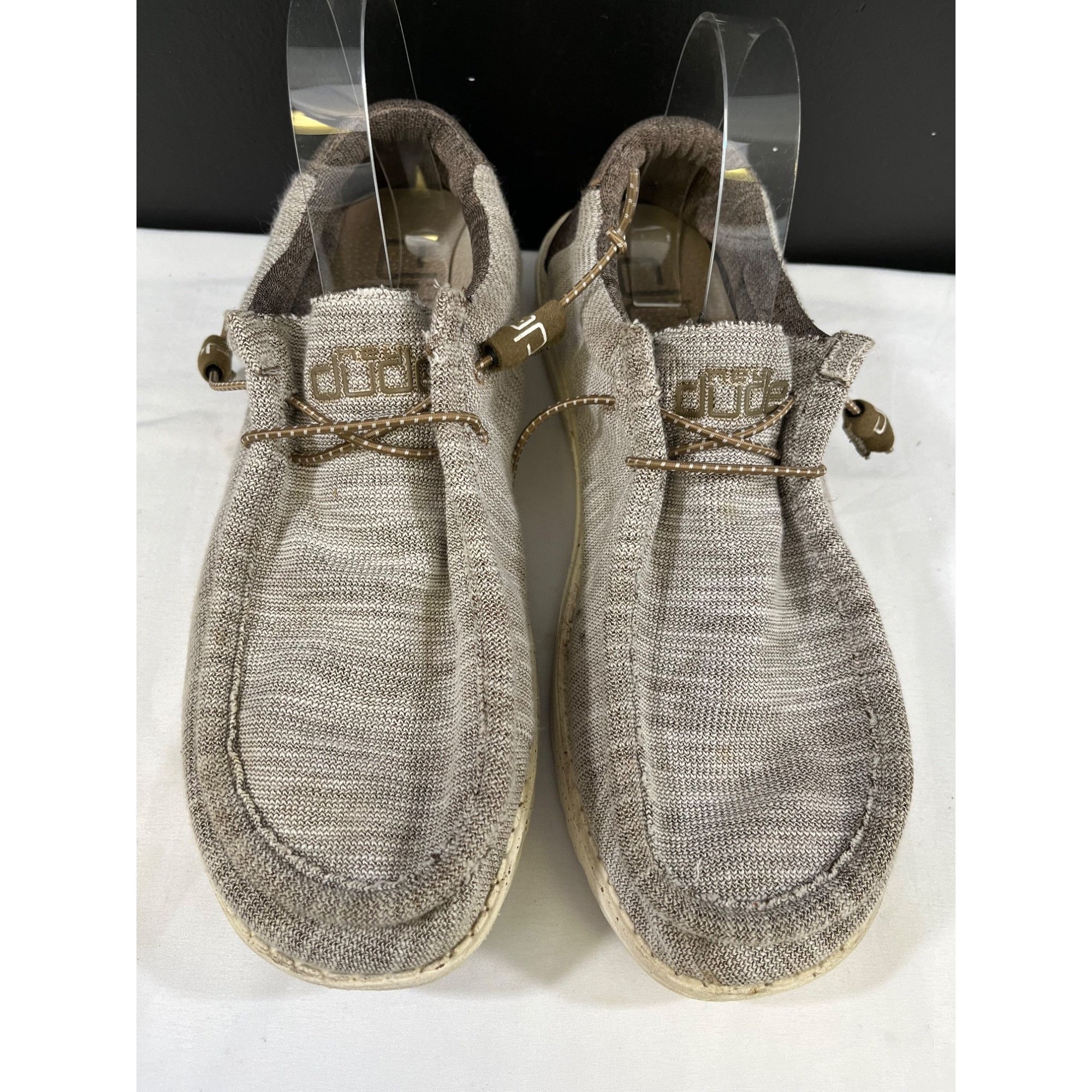 Other Hey Dude Wally Stretch Mens Grey Slip On Shoes Size 11 SKU 6 Size US 11 / EU 44 - 2 Thumbnail