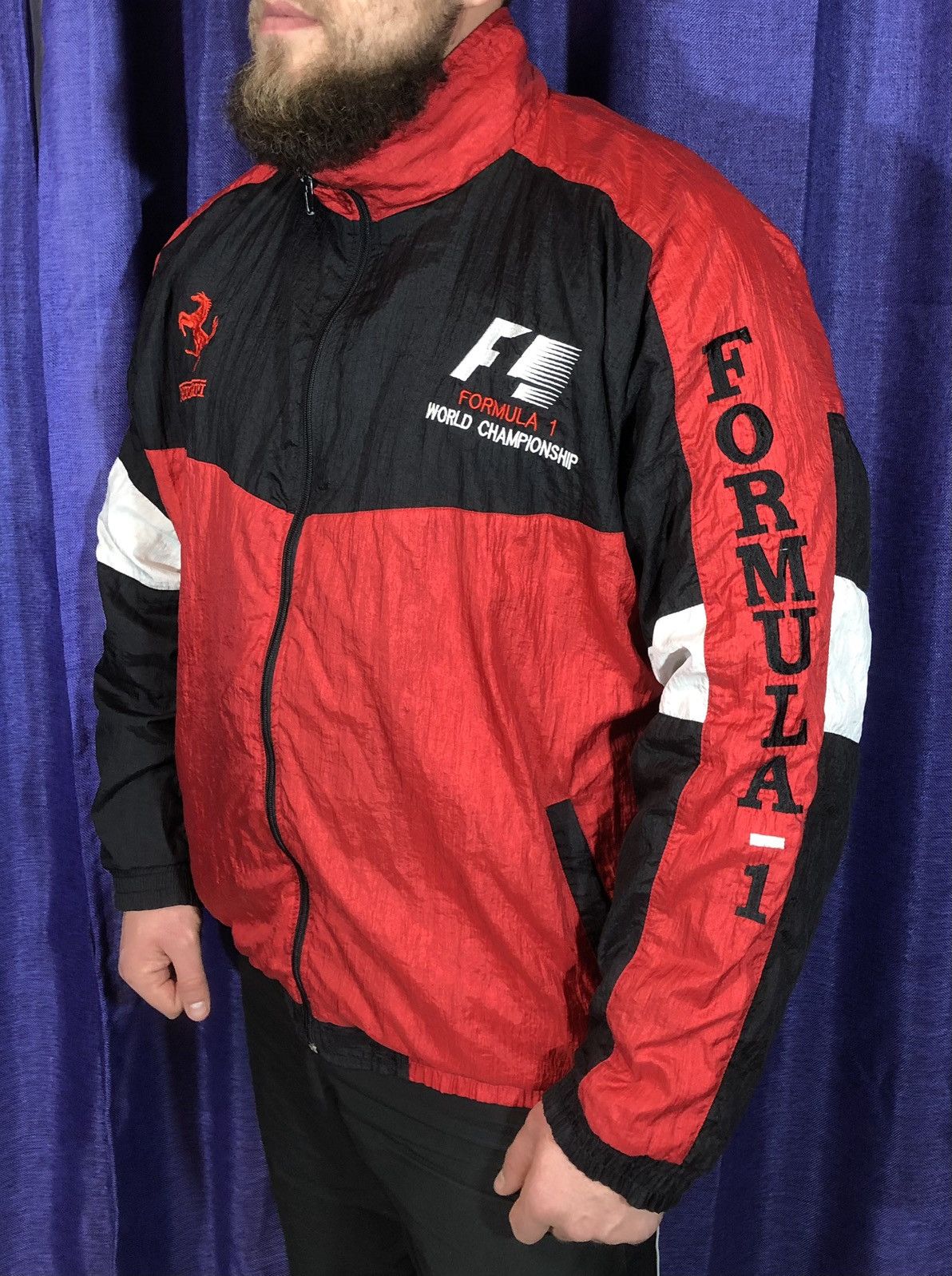 Ducati × Ferrari × Honda Ferrari Auto Moto Jacket Racing Size US XL / EU 56 / 4 - 3 Thumbnail