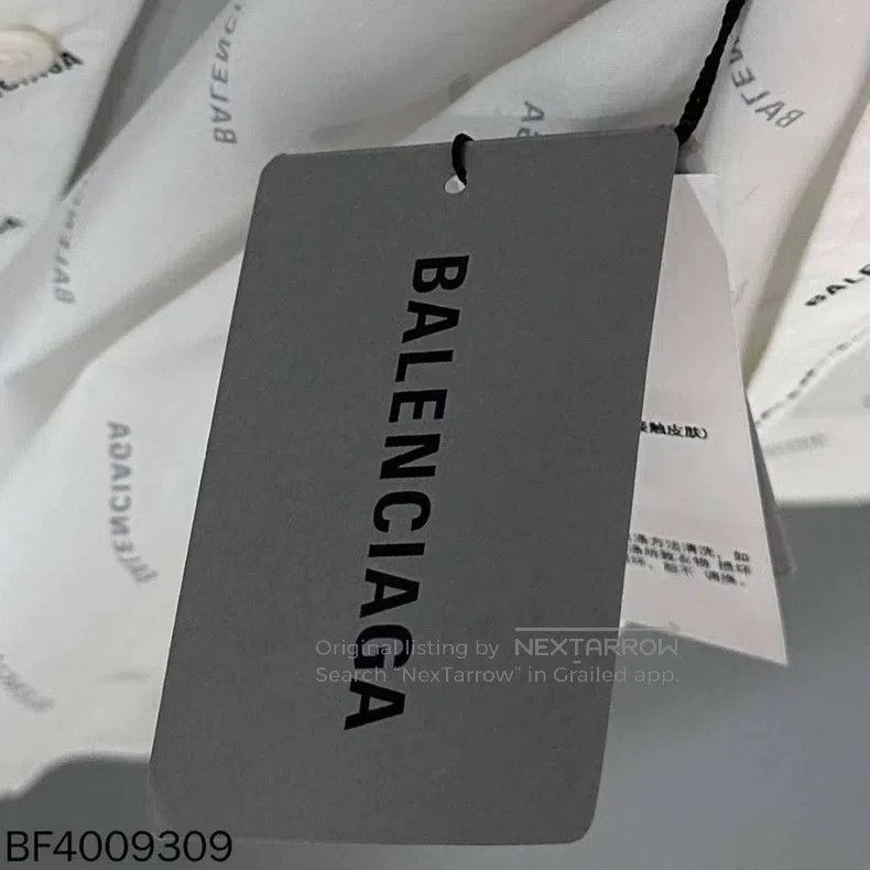 Balenciaga Balenciaga size 37 Barrage Full Print Logo Shirt Size US S / EU 44-46 / 1 - 5 Thumbnail