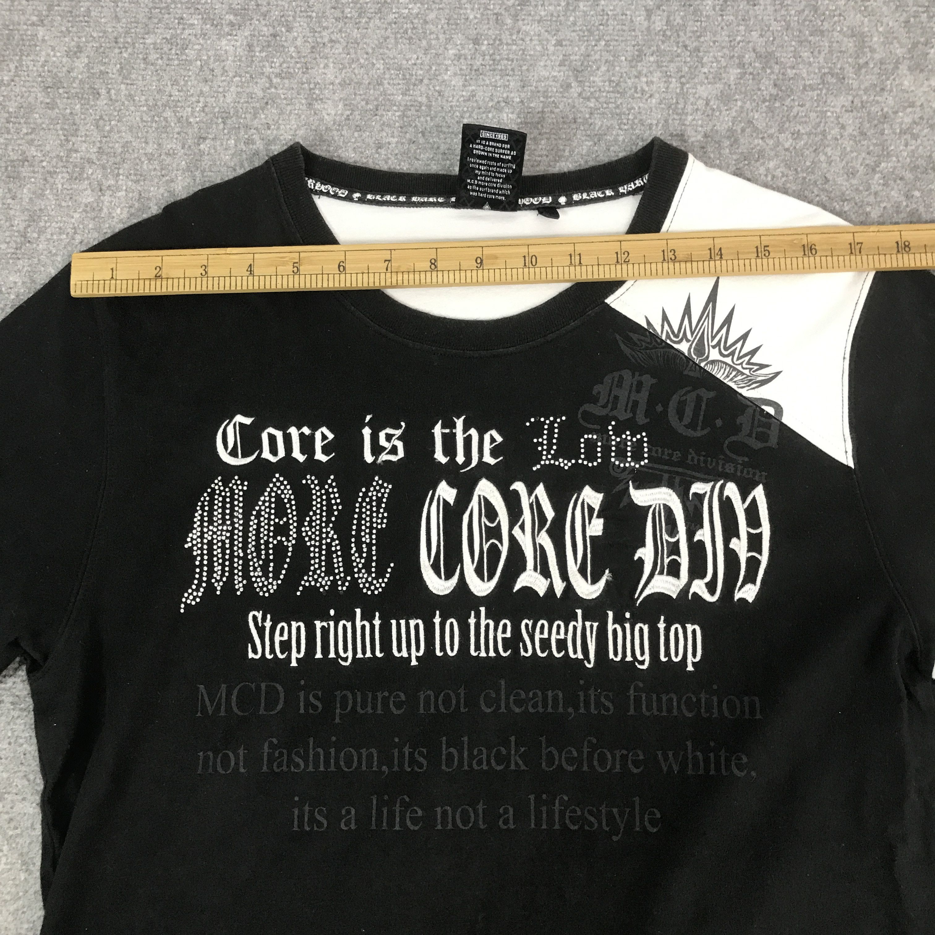 Japanese Brand MCD punk style more core division long sleeve t-shirt Size US XL / EU 56 / 4 - 6 Thumbnail
