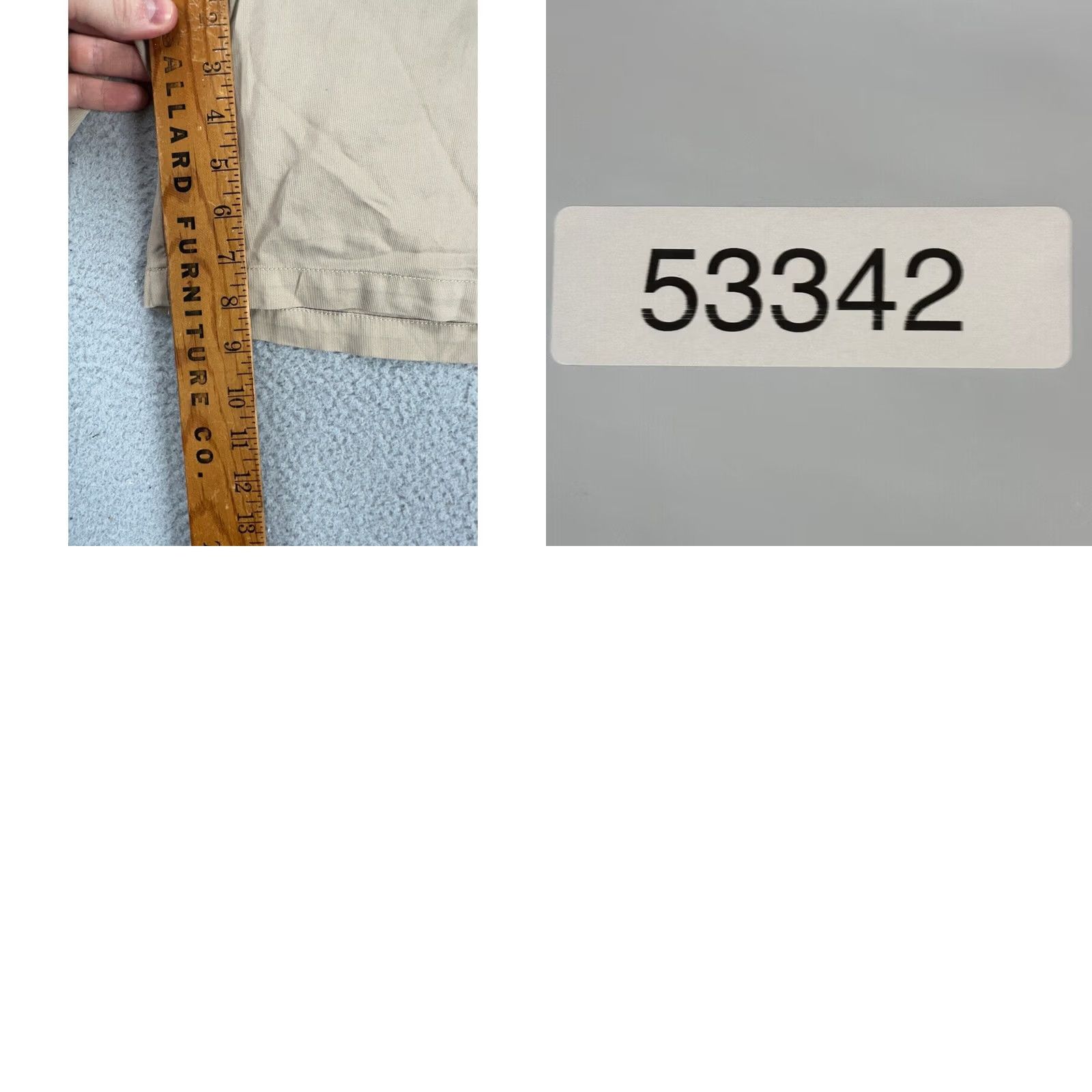 Peter Millar Peter Millar Shorts Mens 36 Tan Khakis Chino Flat Front Pockets Stretch Casual Cotton Tencel Spandex Outdoor White Brown Mens Size US 36 / EU 52 - 8 Thumbnail