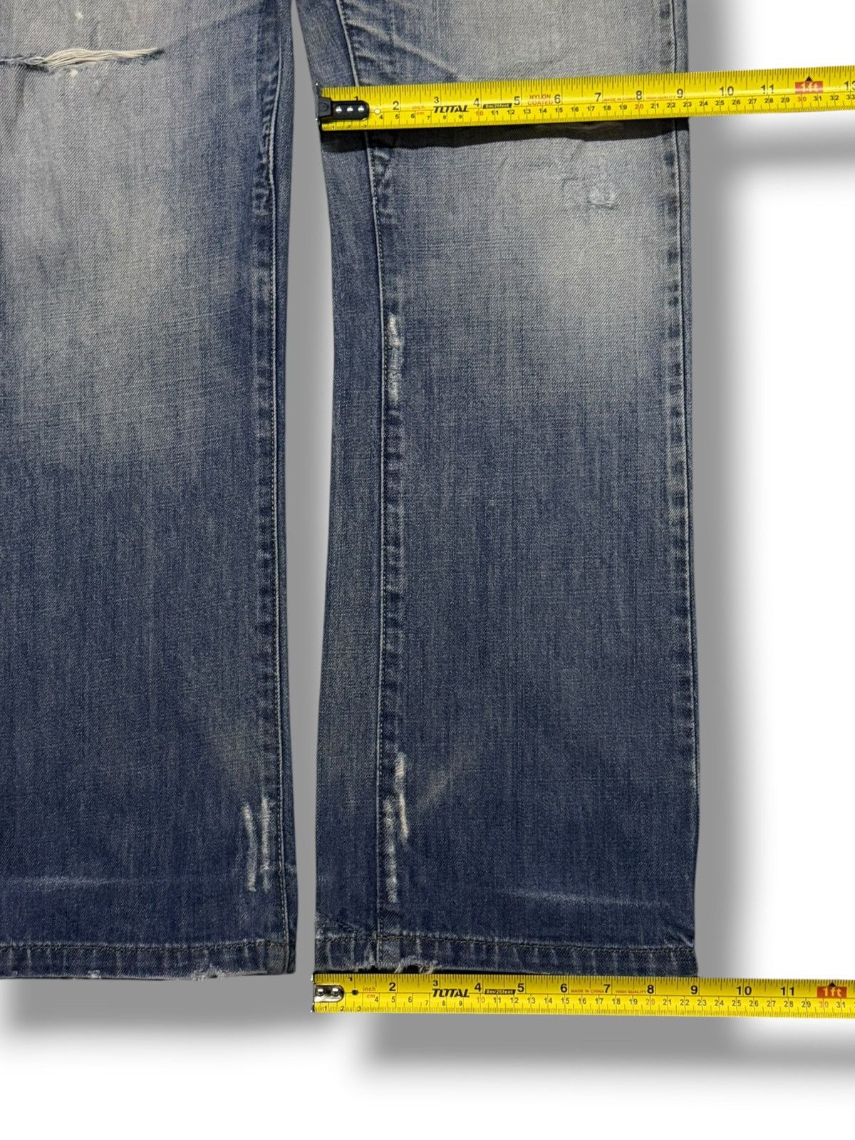Zara Vintage Zara Man Denim Jeans | Vintage Fade | Wide Leg | W34 Size US 34 / EU 50 - 15 Thumbnail