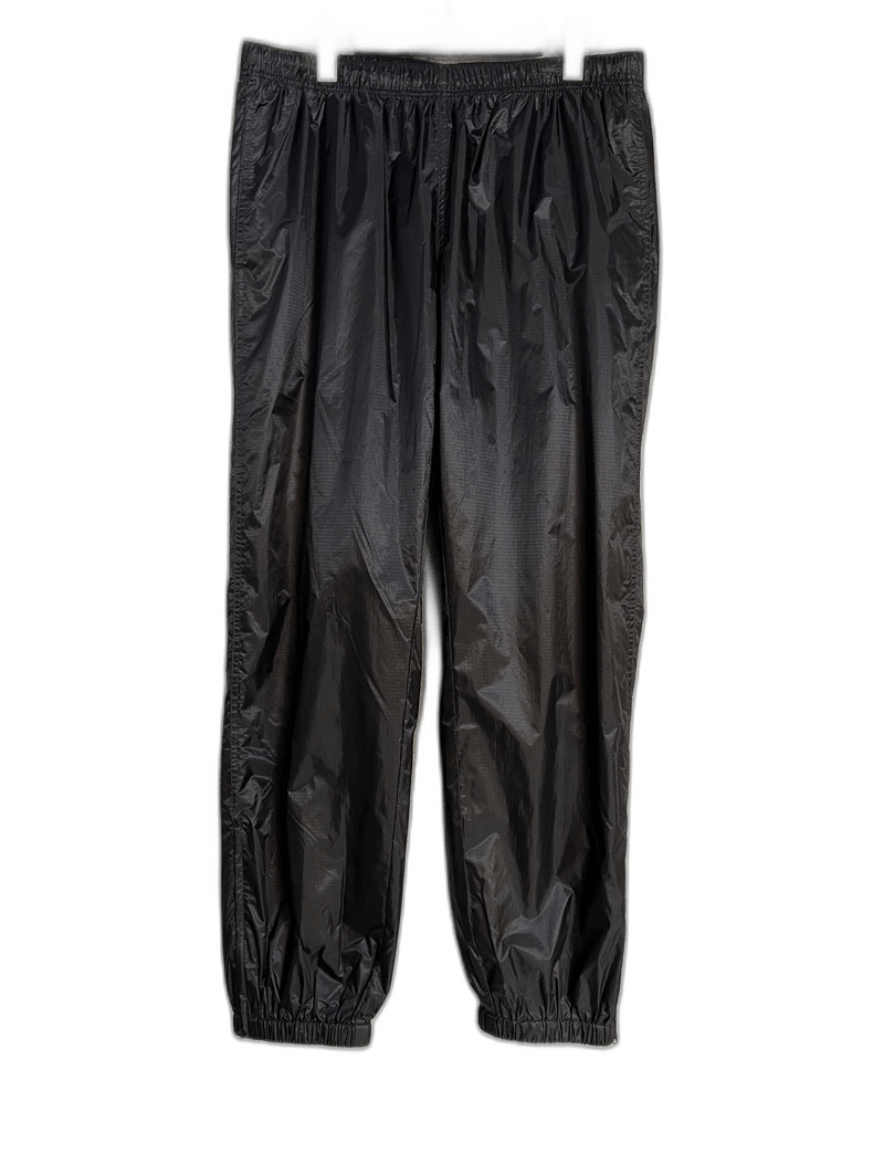 Supreme Black Nylon Reflective Logo Pants