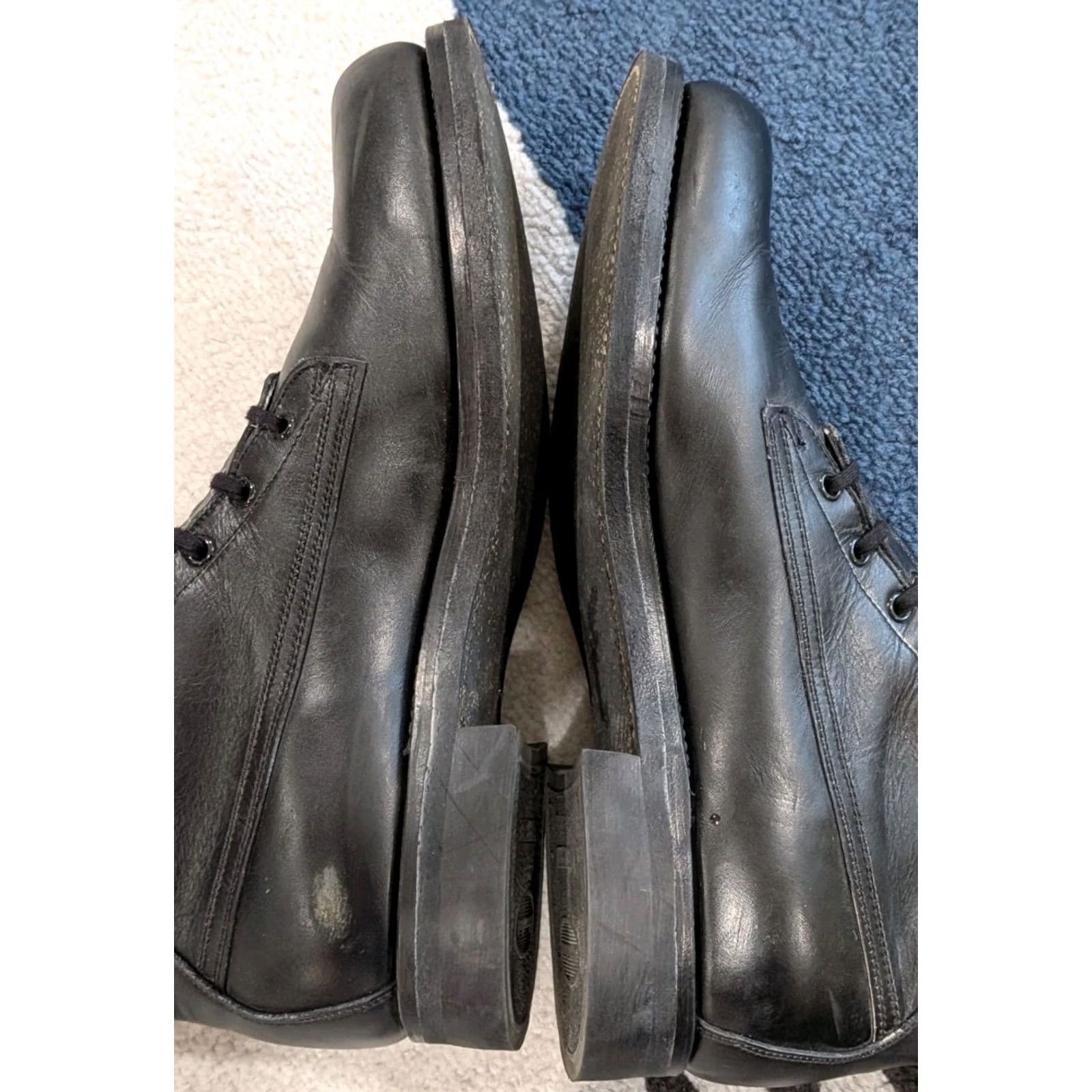 Chippewa VINTAGE Chippewa Combat Leather Boots Military Biker 8475 Sz 11.5 B Zip Black Mens Size US 12 / EU 45 - 6 Thumbnail