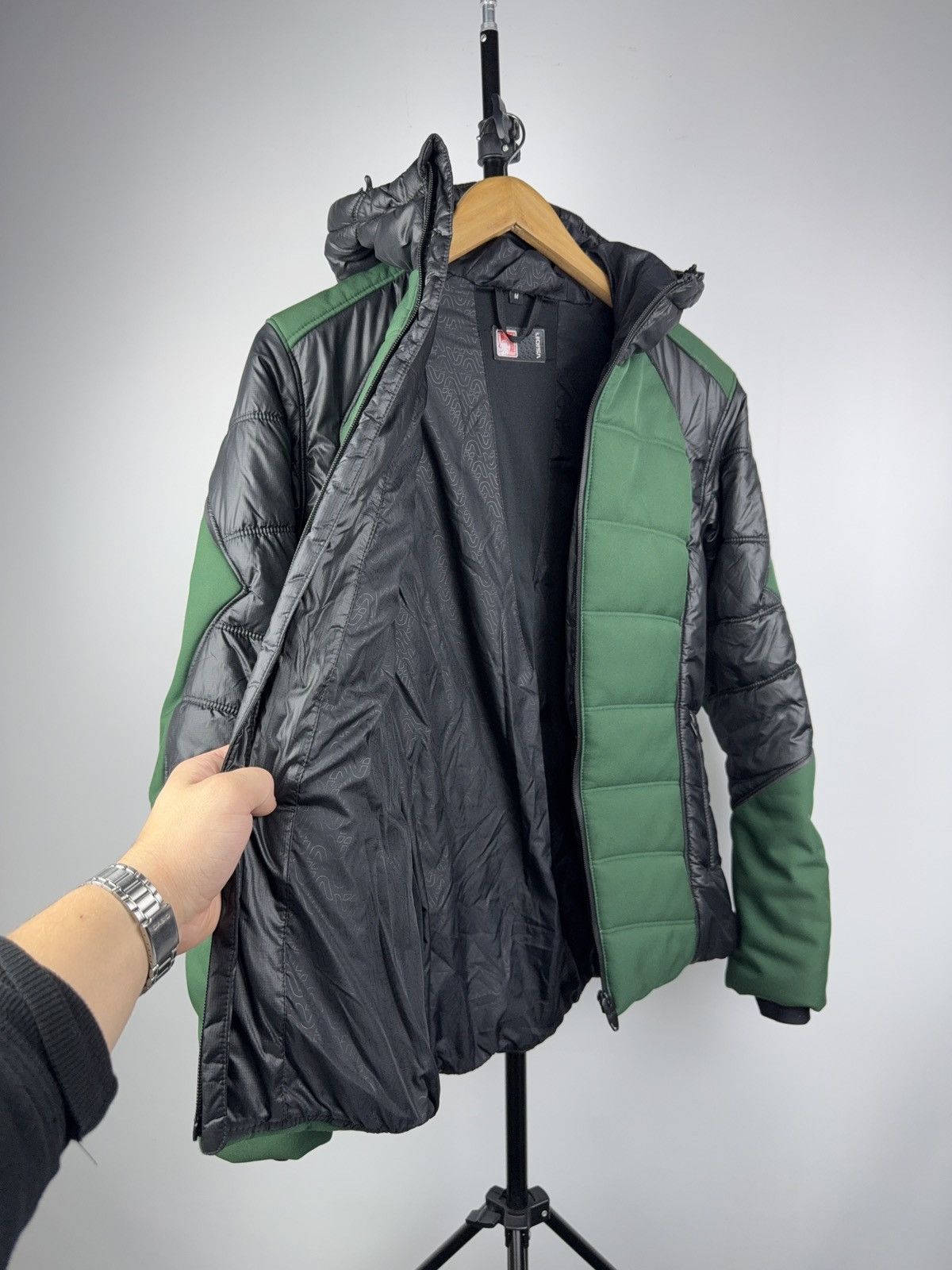 Vintage Engelbert Strauss Vision Green Black Work Jacket M Size M / US 6-8 / IT 42-44 - 11 Thumbnail