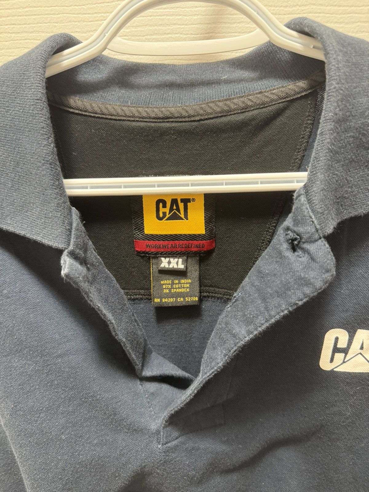 Caterpillar Cat Caterpillar Workwear Collared Shirt Oversized Size US XXL / EU 58 / 5 - 3 Thumbnail