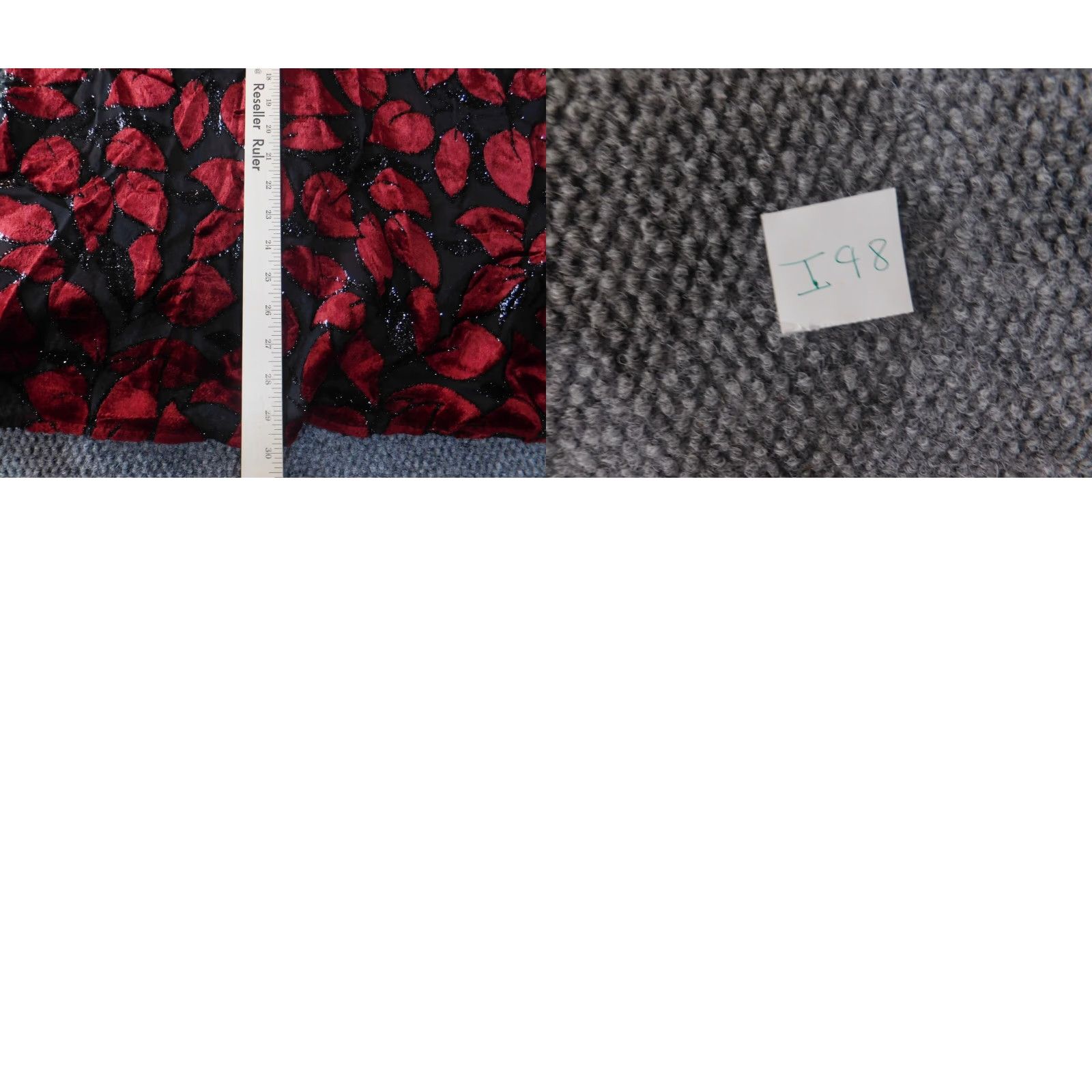 Vintage Miss California Blouse Womens XL Red Sheer Floral Button Down Collared Lightweight Polyester Rayon Casual Regular Size XL / US 12-14 / IT 48-50 - 9 Thumbnail