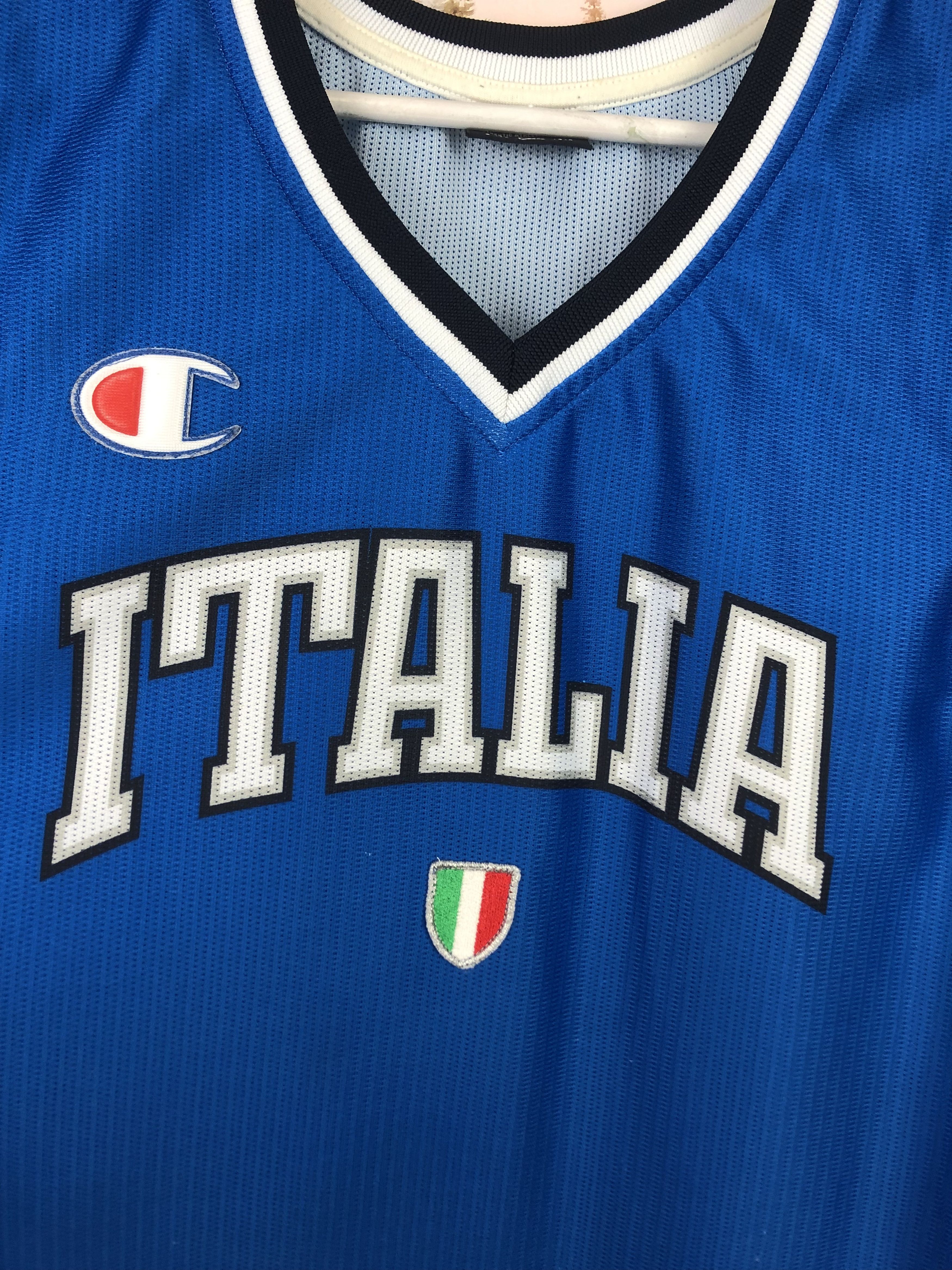Champion Vintage Champion Italy Basketball NBA Shirt National Tee Size US M / EU 48-50 / 2 - 3 Thumbnail