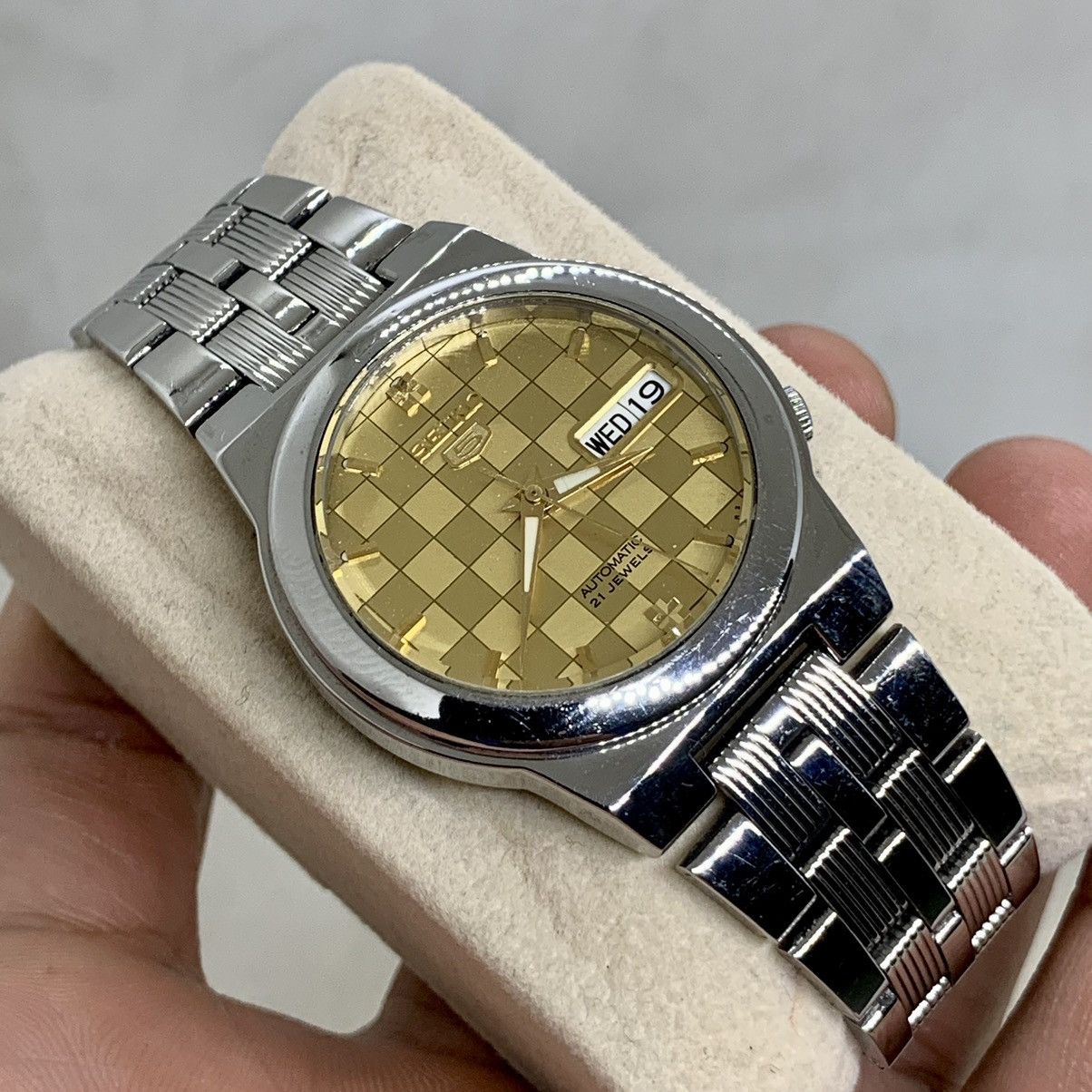 Japanese Brand × Seiko × Vintage Rare❗️Vintage Seiko 5 Skeleton Full Original Size 36 - 2 Thumbnail