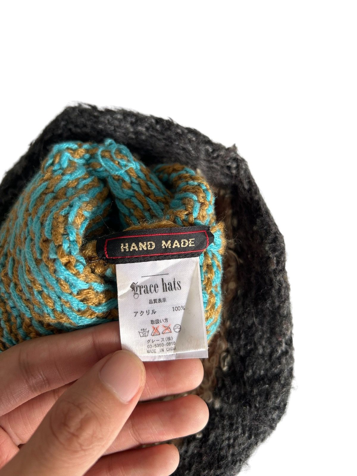 Japanese Brand × Kapital × Vintage Japanese Brand Crochet Knitted Beanie Hats Size ONE SIZE - 4 Thumbnail