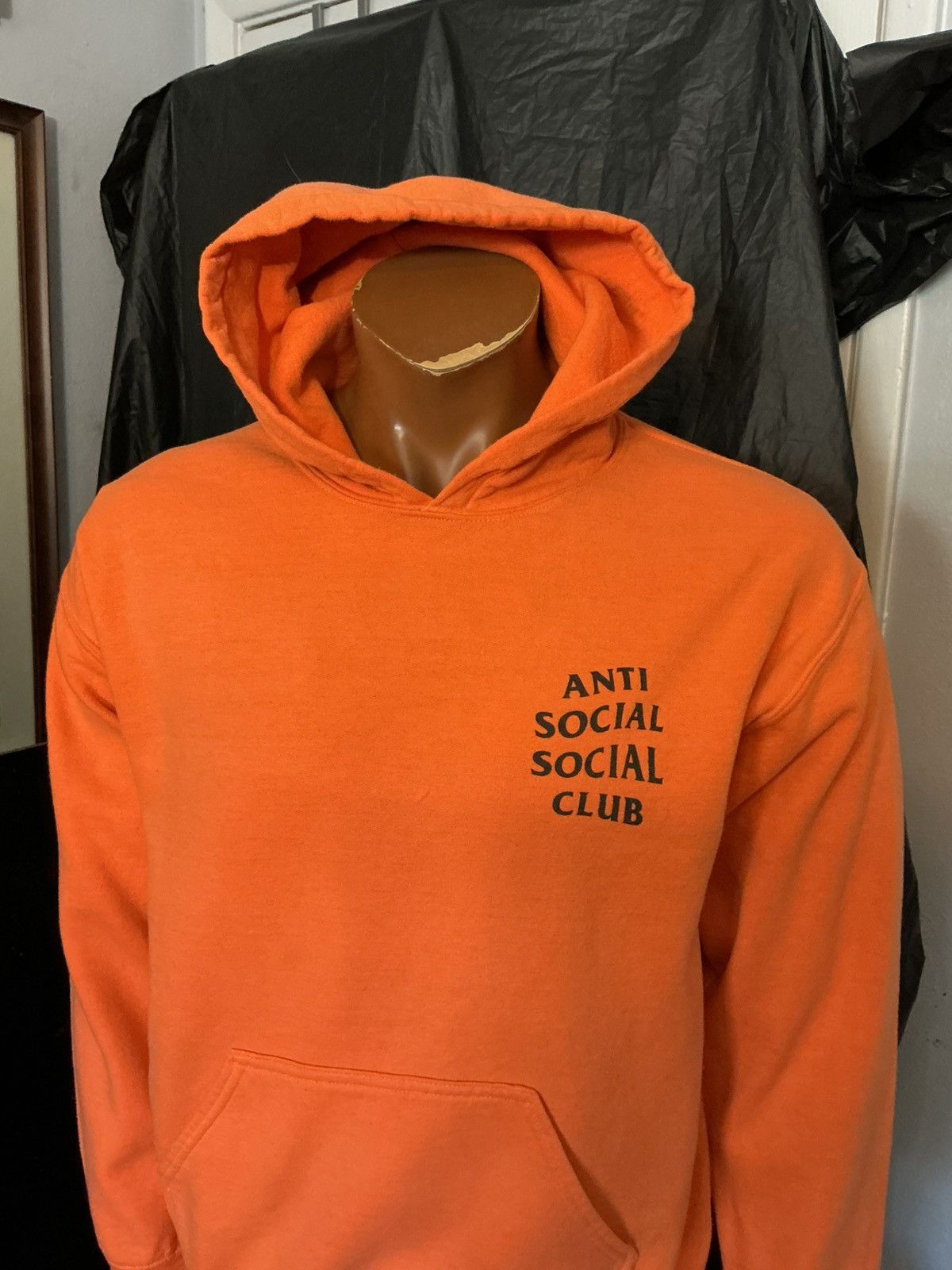 Anti Social Social Club ASSC Anti Social Social Club Orange Fleece Pullover Hoodie Size US M / EU 48-50 / 2 - 15 Thumbnail