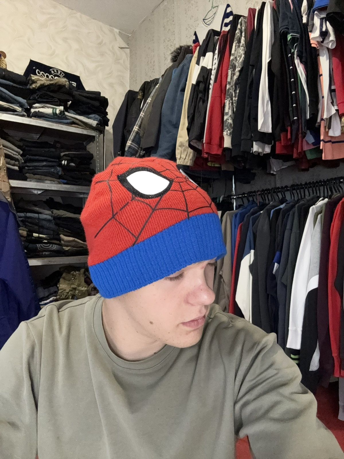 Marvel Comics Vintage Spider Man Rare hat cap Y2K Humor Size ONE SIZE - 11 Thumbnail