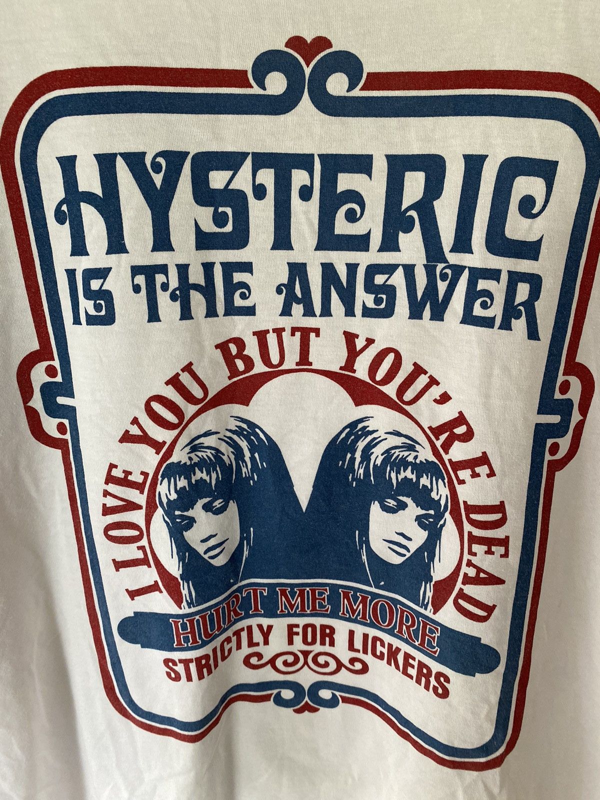 Hysteric Glamour Vtg Hysteric is The answer Pin up girl Size US M / EU 48-50 / 2 - 4 Thumbnail