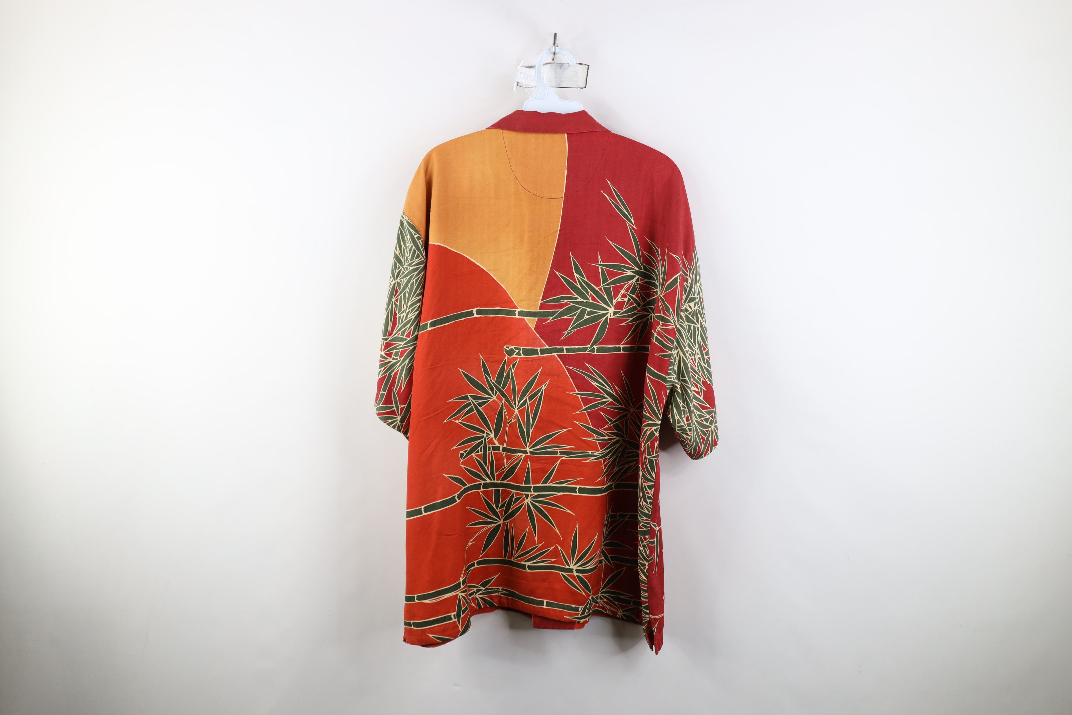 Tommy Bahama Vintage 90s Tommy Bahama Bamboo Looped Collar Button Shirt Size US L / EU 52-54 / 3 - 11 Thumbnail