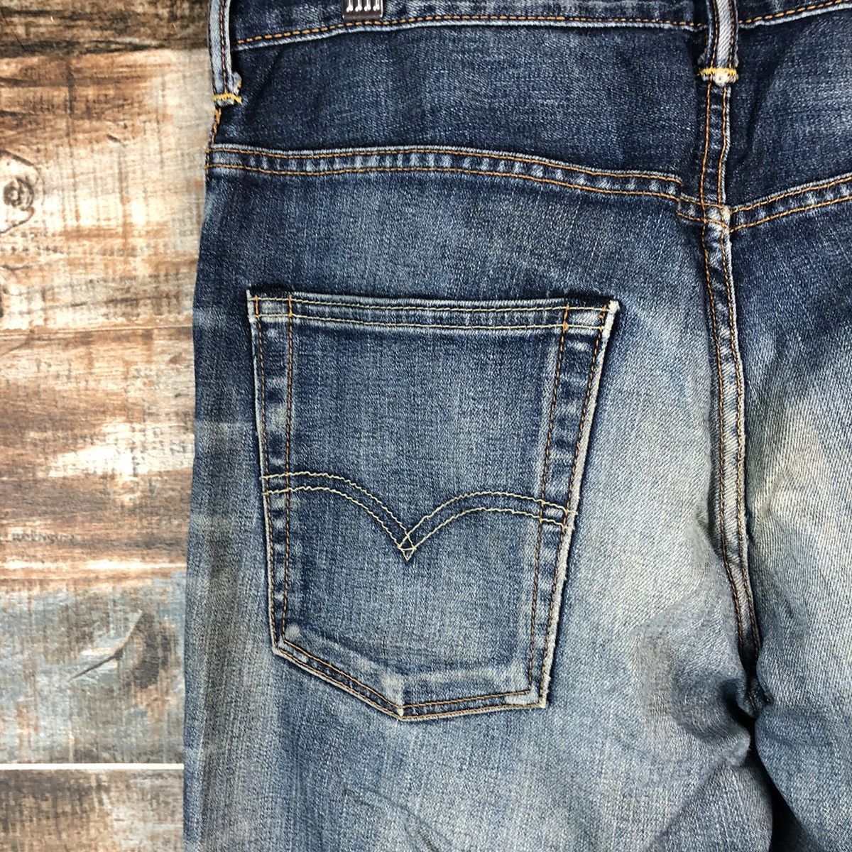 Levi's × Vintage DL 551 Levis Blue Distressed Denim Pants #C191 Size US 31 - 16 Thumbnail