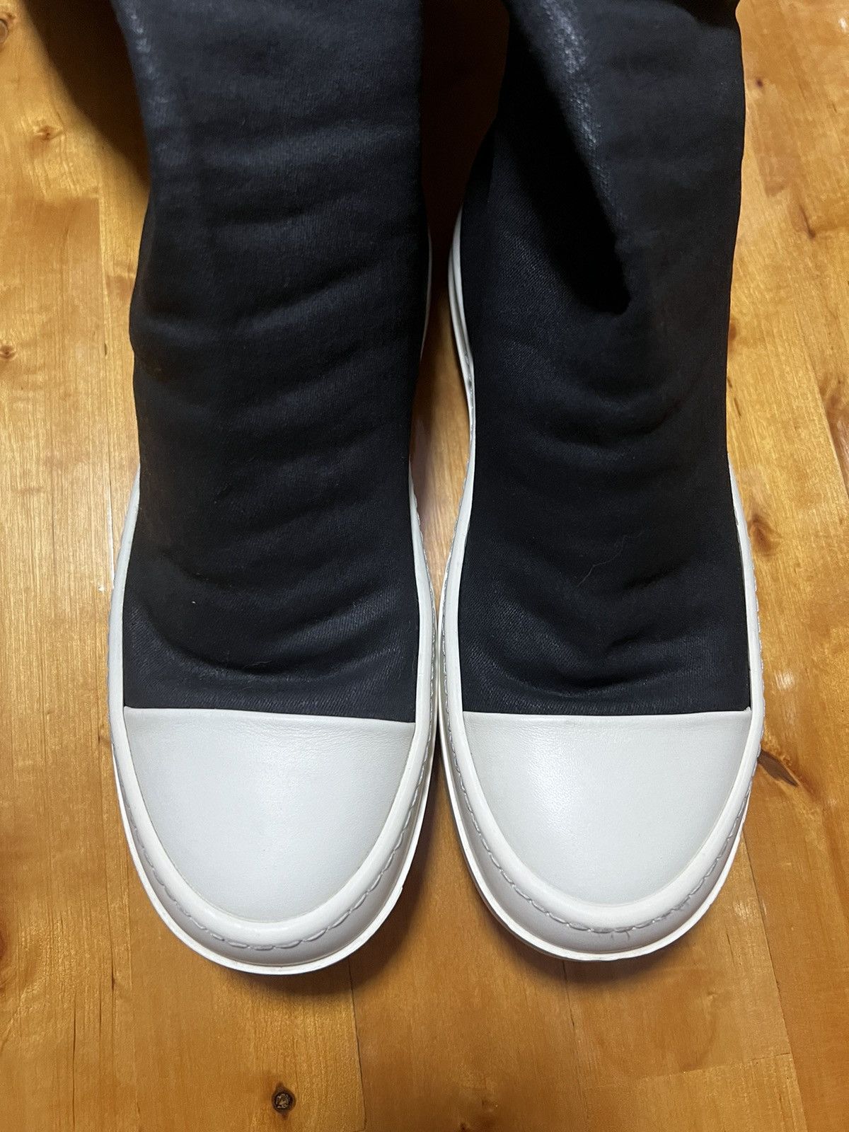 Rick Owens Drkshdw Rick owens drkshdw wax thigh high stocking ramones sz 38 Size US 8 / IT 38 - 2 Thumbnail