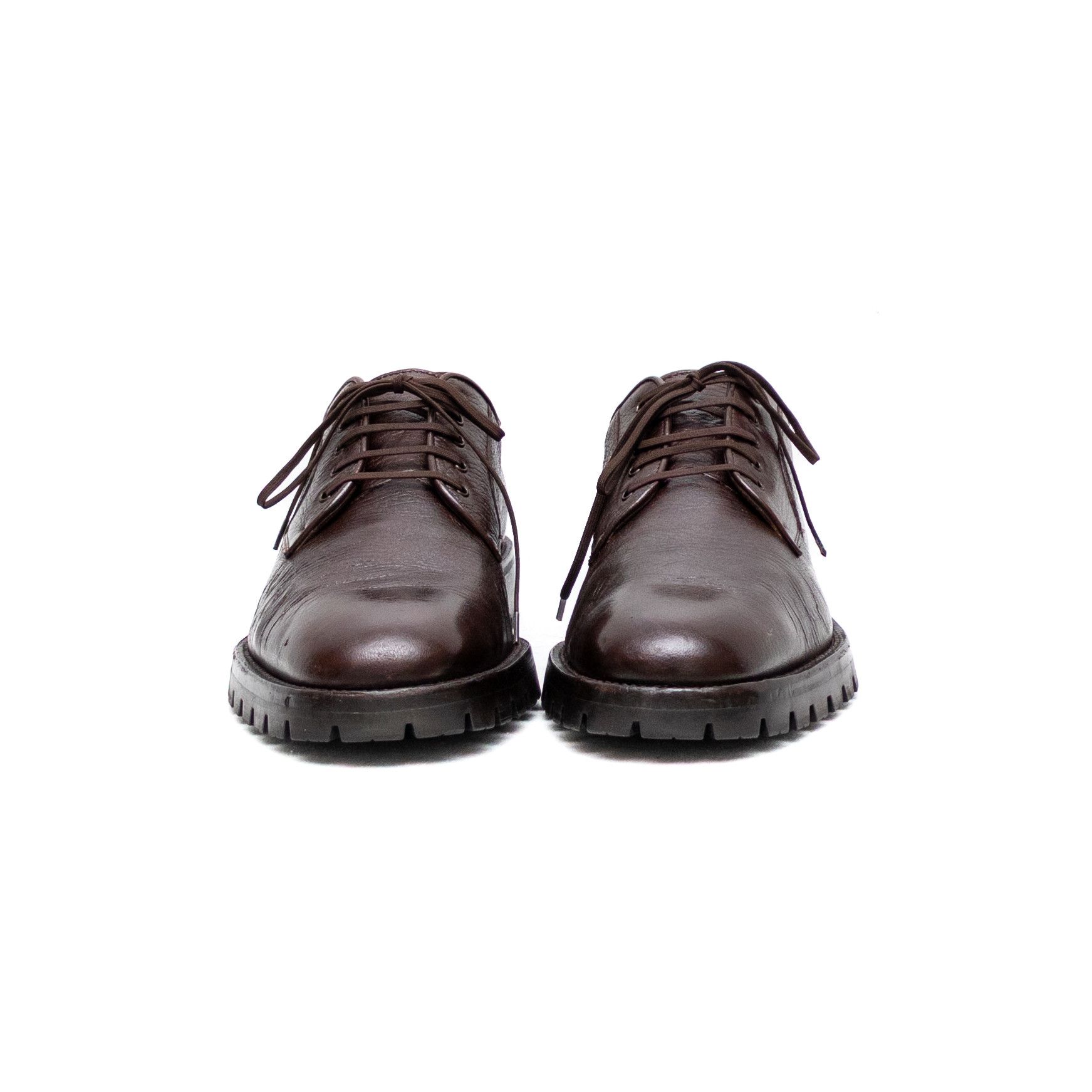 Salvatore Ferragamo Salvatore Ferragamo Brown Leather Derby Shoes US 9D Lug Sole Size US 9 / EU 42 - 4 Thumbnail