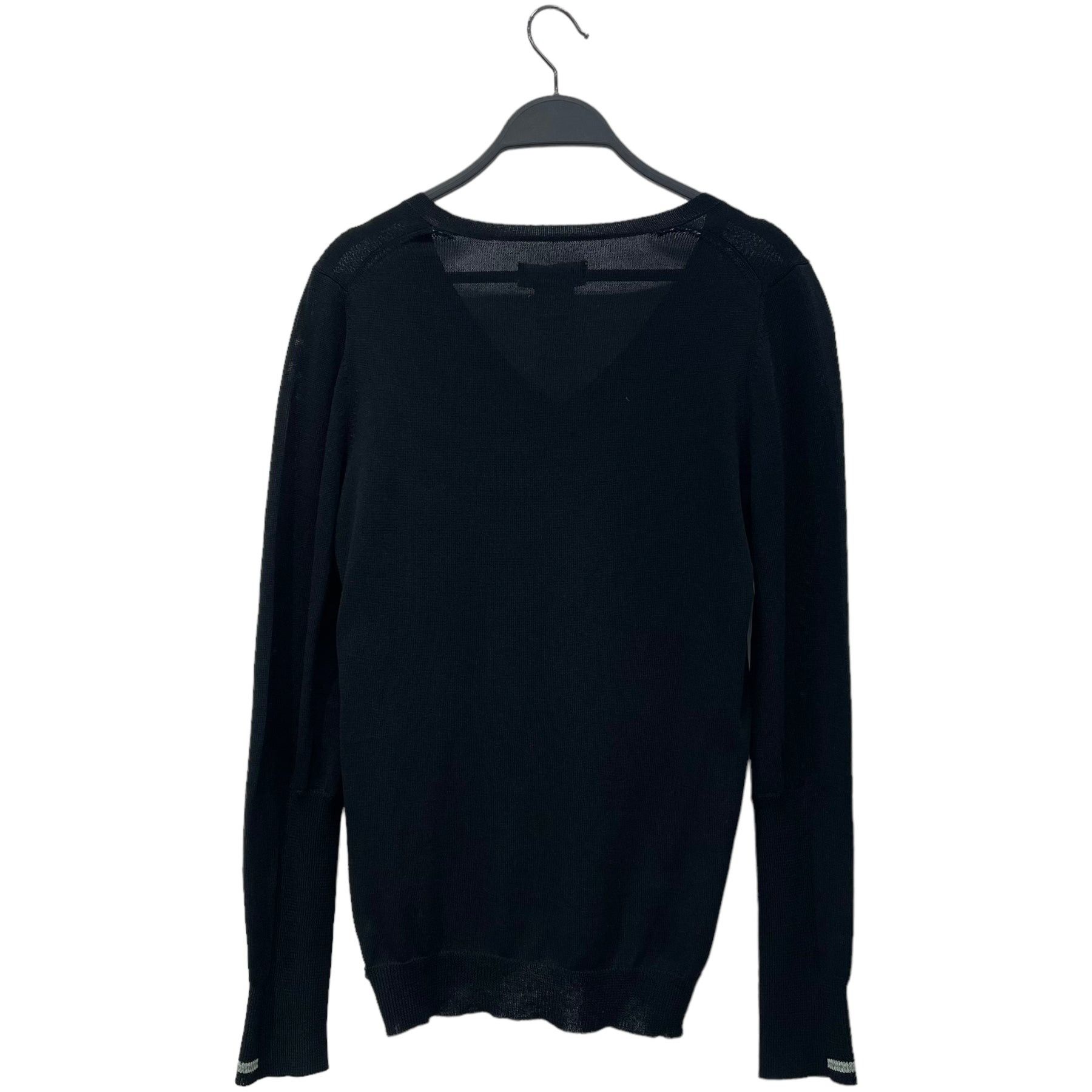 Yohji Yamamoto Archive V Neck Knit Sweater Size M / US 6-8 / IT 42-44 - 2 Thumbnail