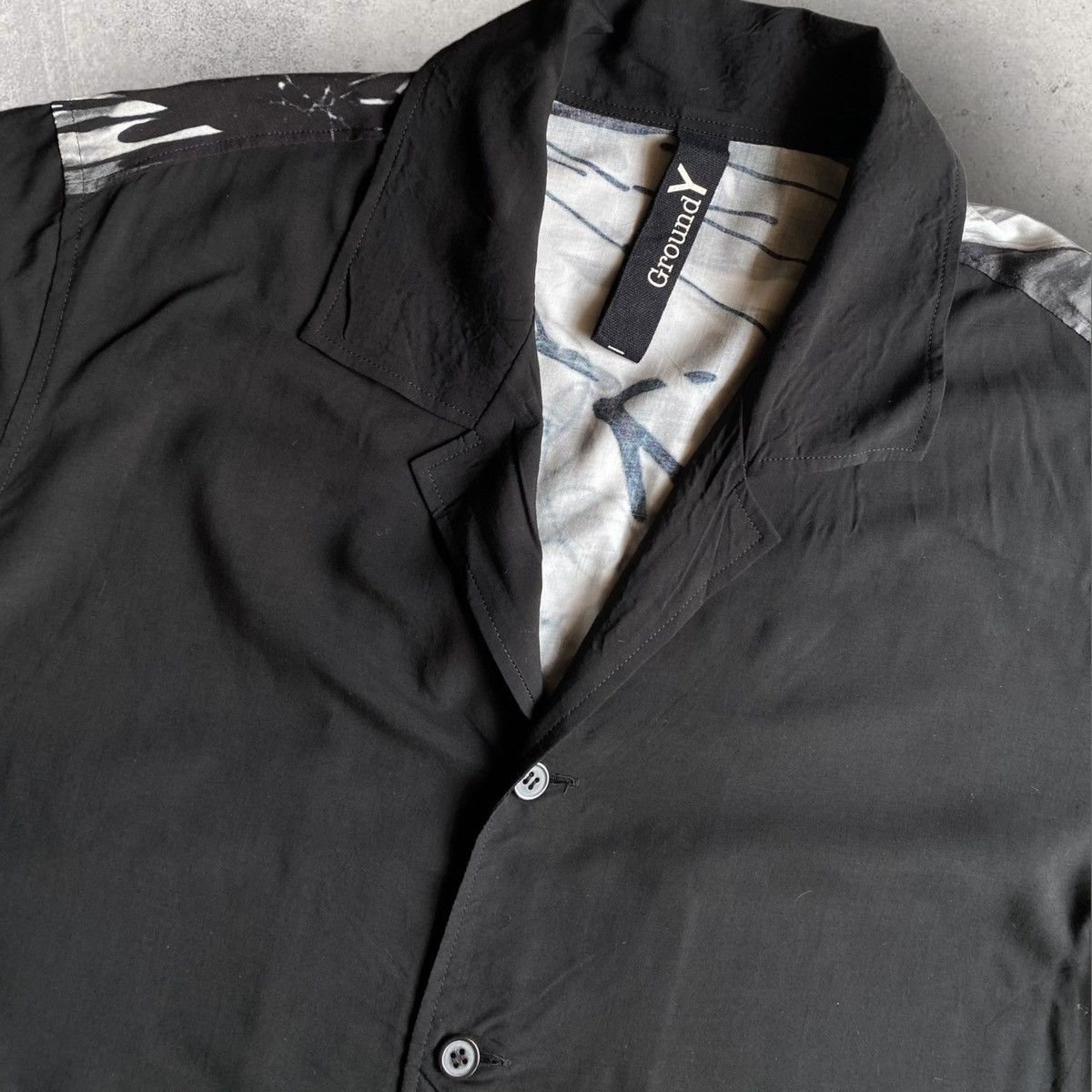 Yohji Yamamoto Sample Ground Y Oversized Rayon Shirt Size US M / EU 48-50 / 2 - 4 Thumbnail