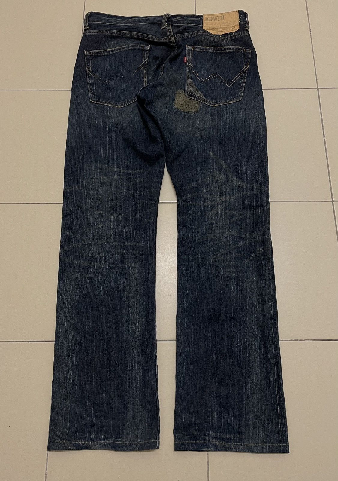 Edwin Edwin XV Sashiko Straight Cut Jeans Size US 33 - 2 Thumbnail