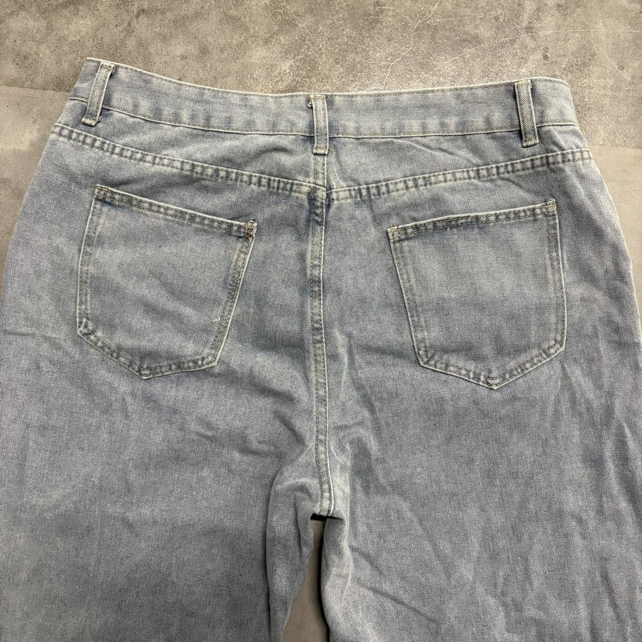 Japanese Brand × Vintage Crazy Vintage Y2K/2000s Super Baggy Skater Style Light Wash Denim Jeans! Size US 36 / EU 52 - 7 Thumbnail
